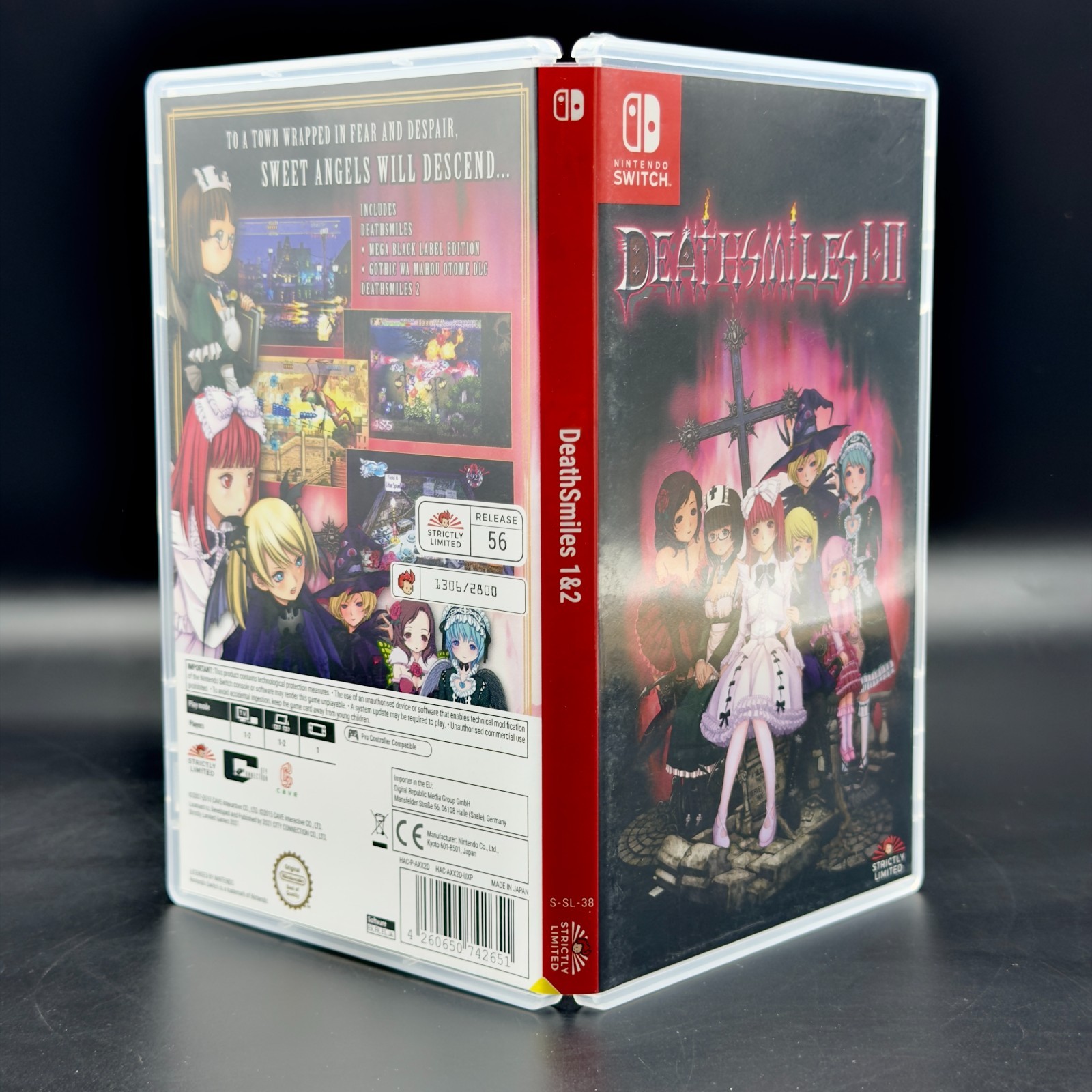 DEATHSMILES I + II (1 + 2) NINTENDO SWITCH STRICTLY LIMITED GAMES 1306/2800 SLG