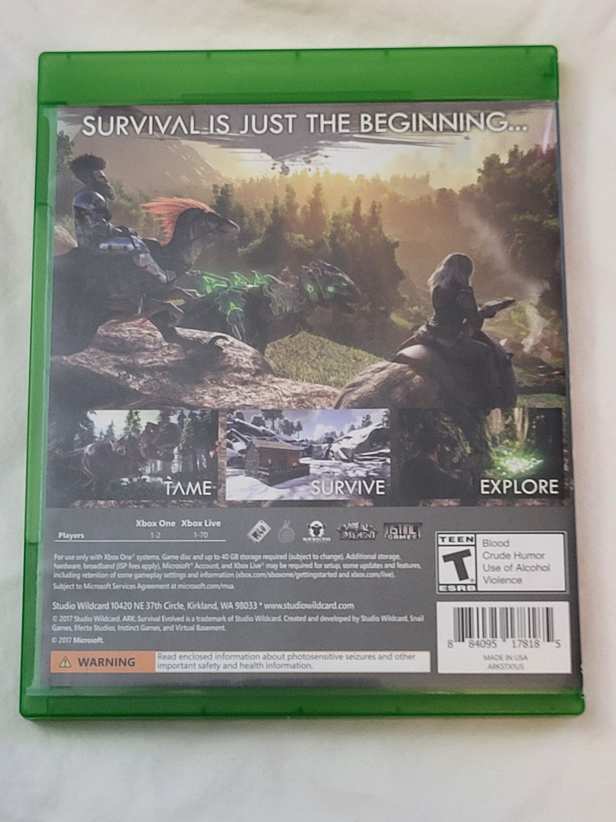Studio Wildcard ARK: Survival Evolved Xbox One