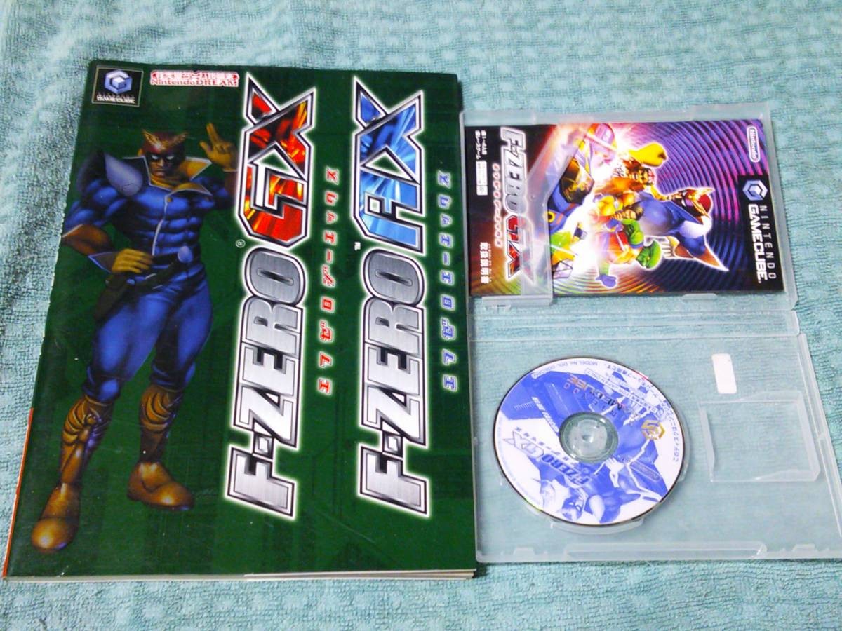 GC F-Zero GX Racing Game with Strategy Guide GameCube Used