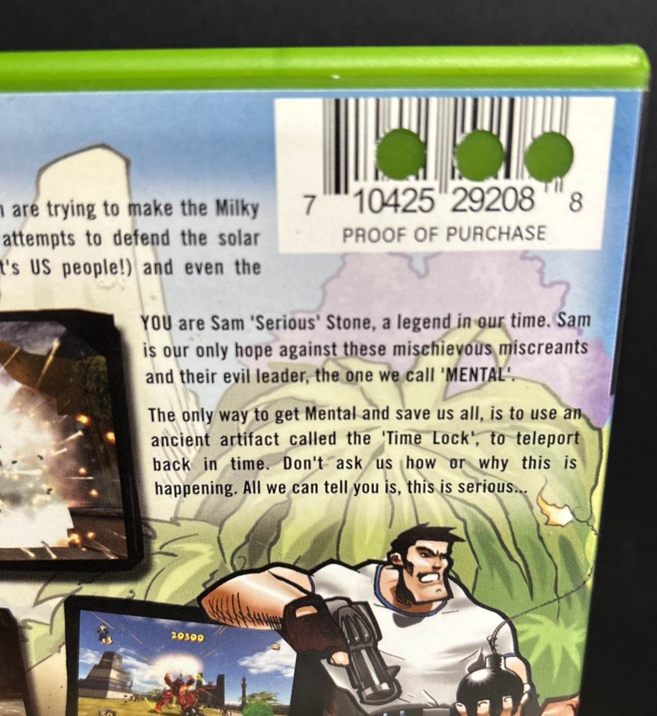 Serious Sam (Microsoft Xbox, 2002) Complete W/ Manual CIB – Tested READ DESCRIPT