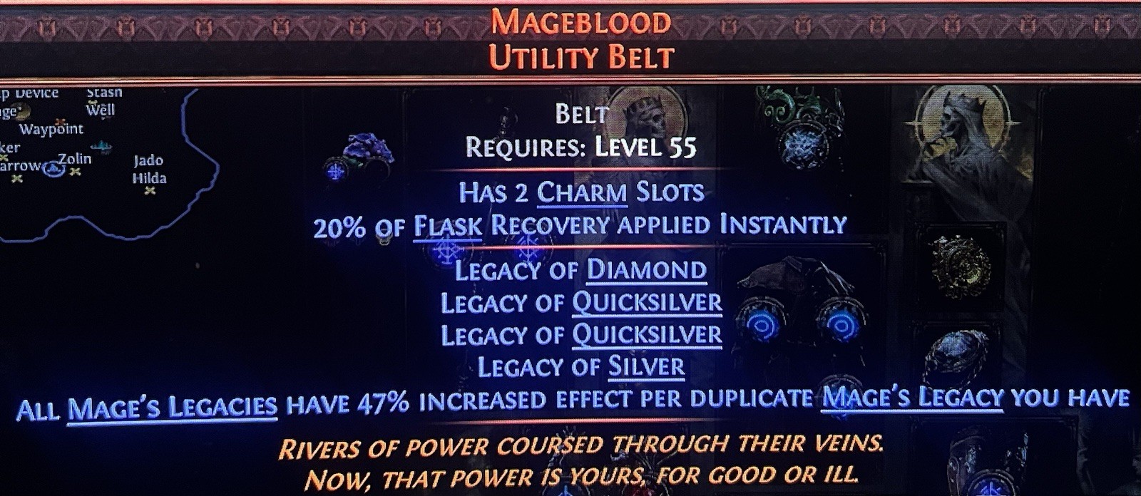 Path of Exile 2 Return of the Ancients League! MAGE BLOOD BELT! 47% Effect !