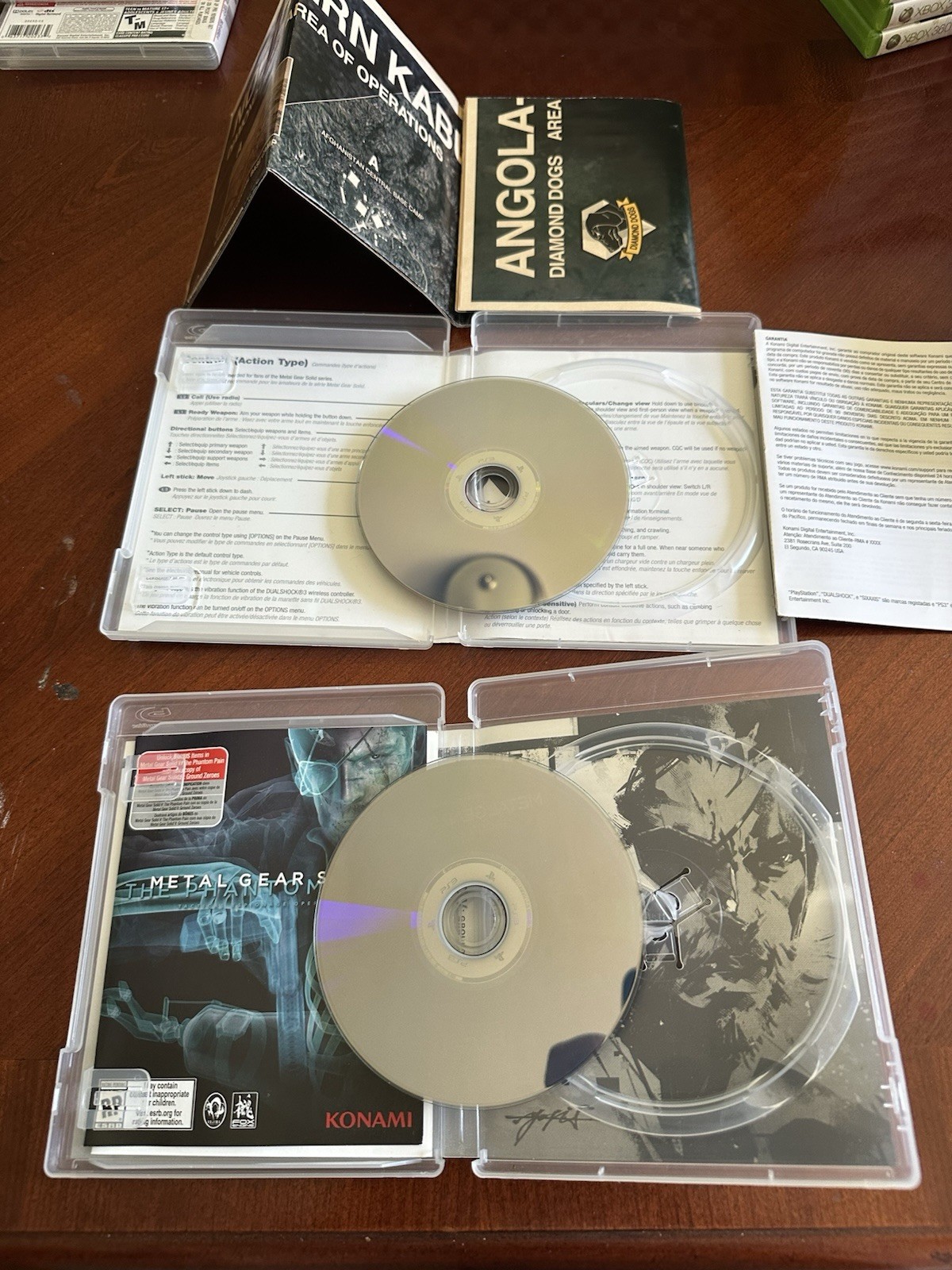 Metal Gear Solid V Collection PS3 Ground Zeroes Phantom Pain Day One CIB