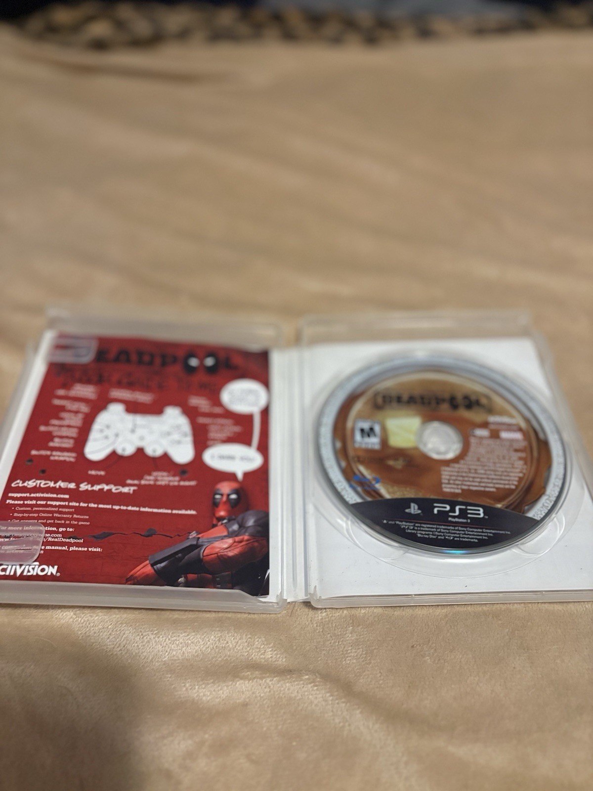 Activision Deadpool PS3 Action-Adventure M NTSC-U/C Manual
