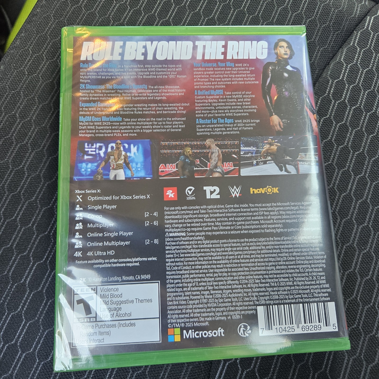 WWE 2K25 Xbox Series X|Xbox One – Wrestling Game 2025 New & Factory Sealed