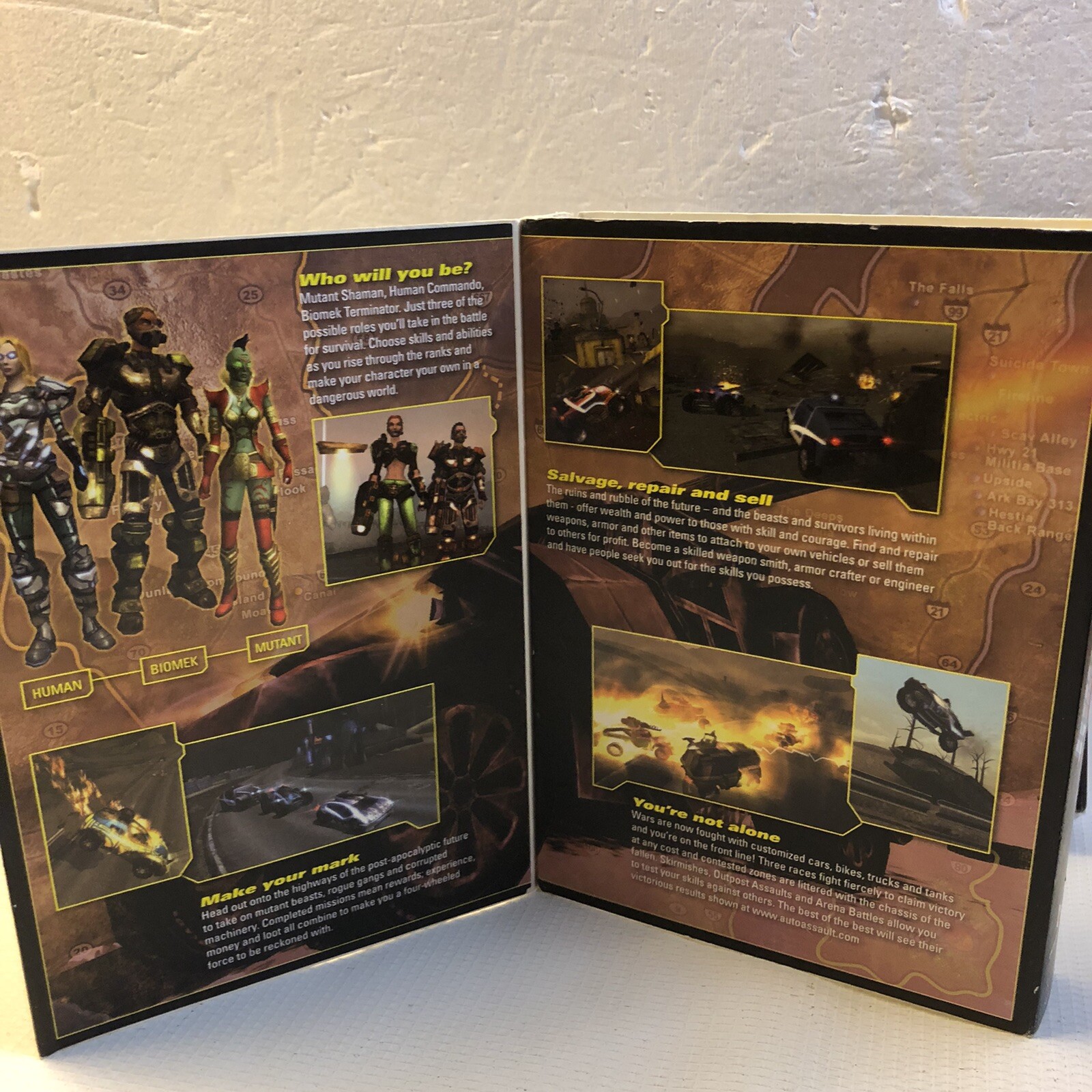 MMORPG ROLE PLAYING GAME NC SOFT net devil Auto Assault window xp PC DVDRom NEW