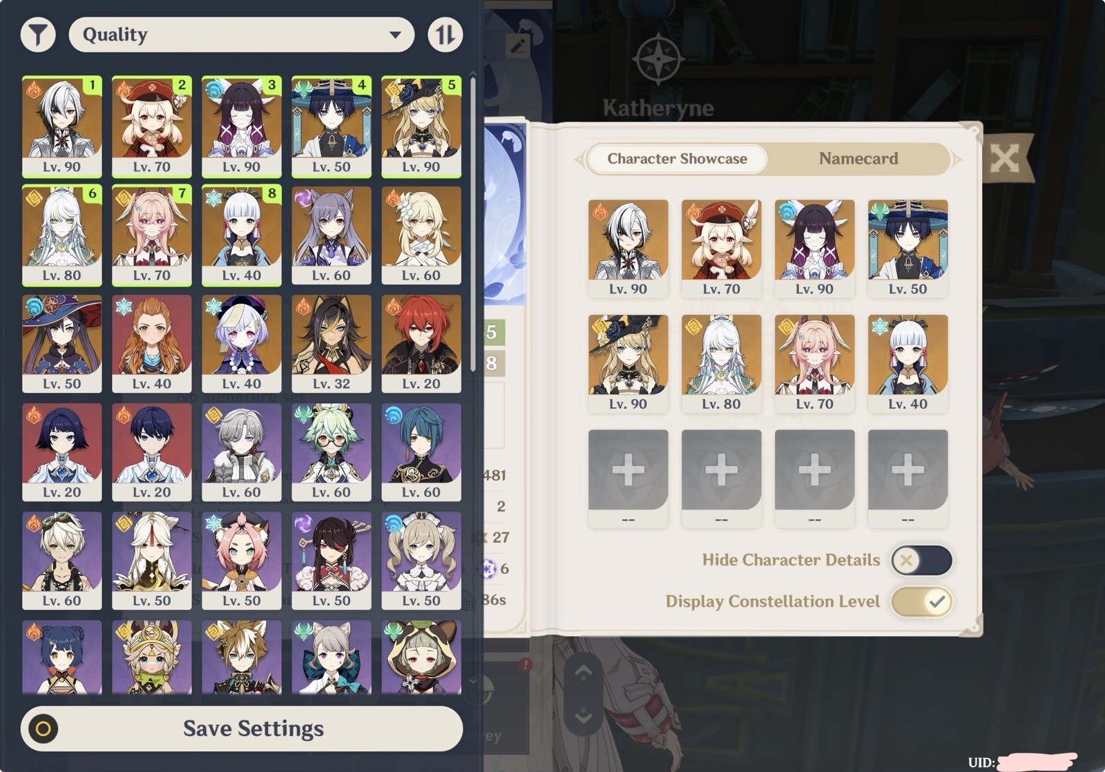 Europe Server AR 55 Account (Zibai Premium, Arlecchino, etc) MSG BEFORE BUYING!!