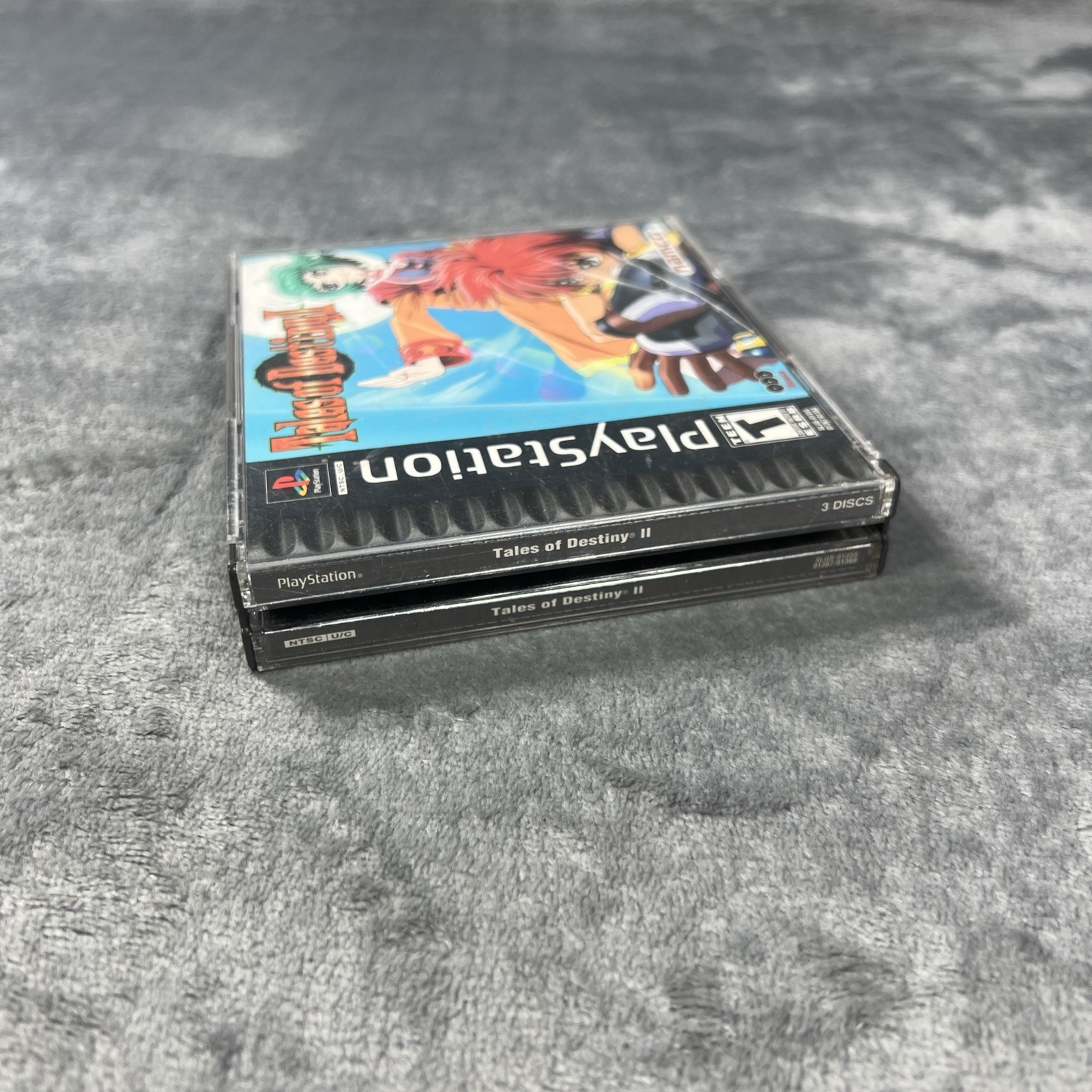 Sony PlayStation 1 Tales of Destiny II Black Label OEM Namco PS1 Manual HTF READ