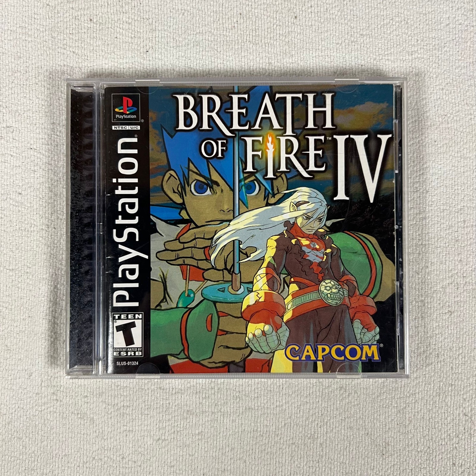 Breath of Fire IV (Sony PlayStation 1, 2000) CIB Game Case Manual