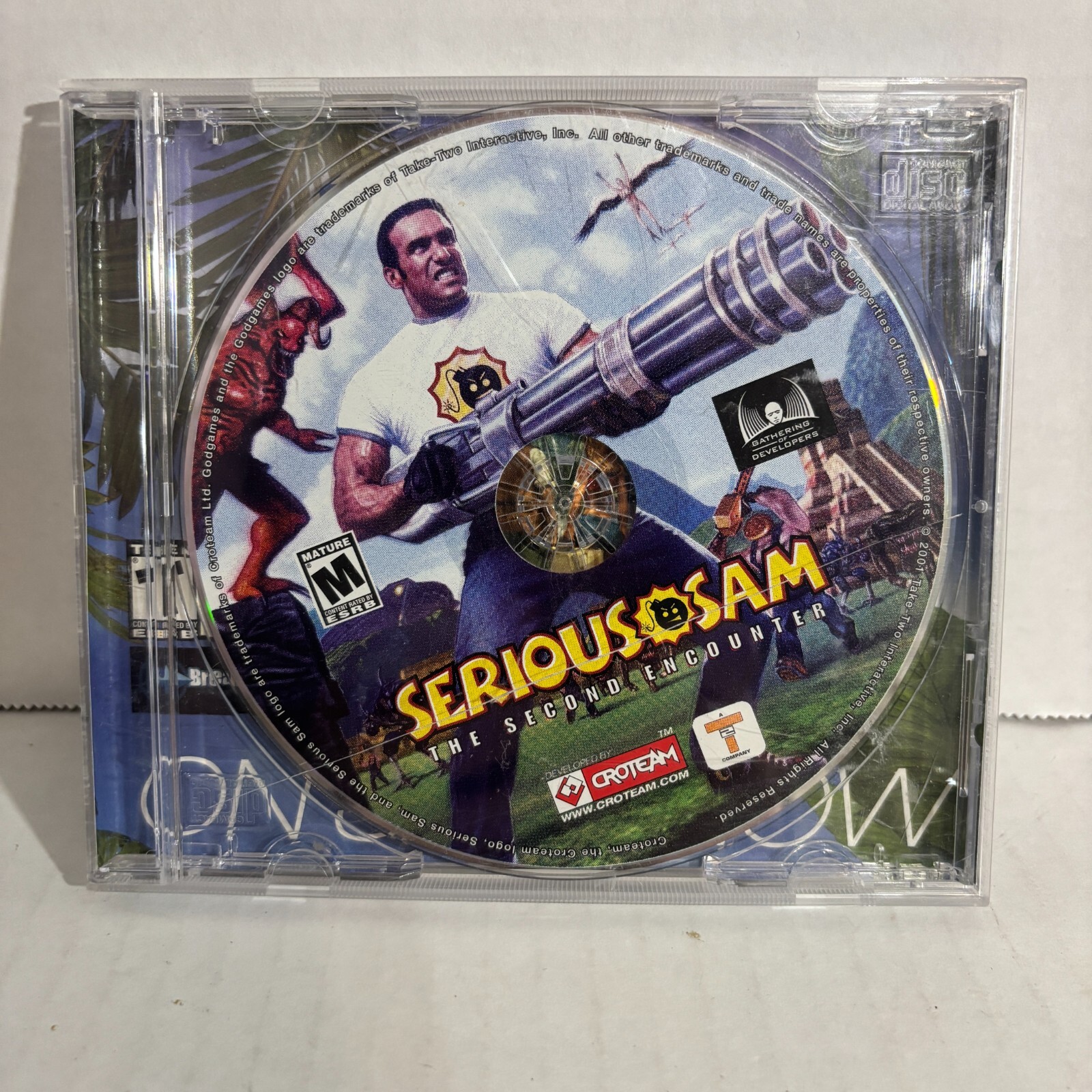 Serious Sam: The Second Encounter (PC, 2002) w/o Manual PC Game
