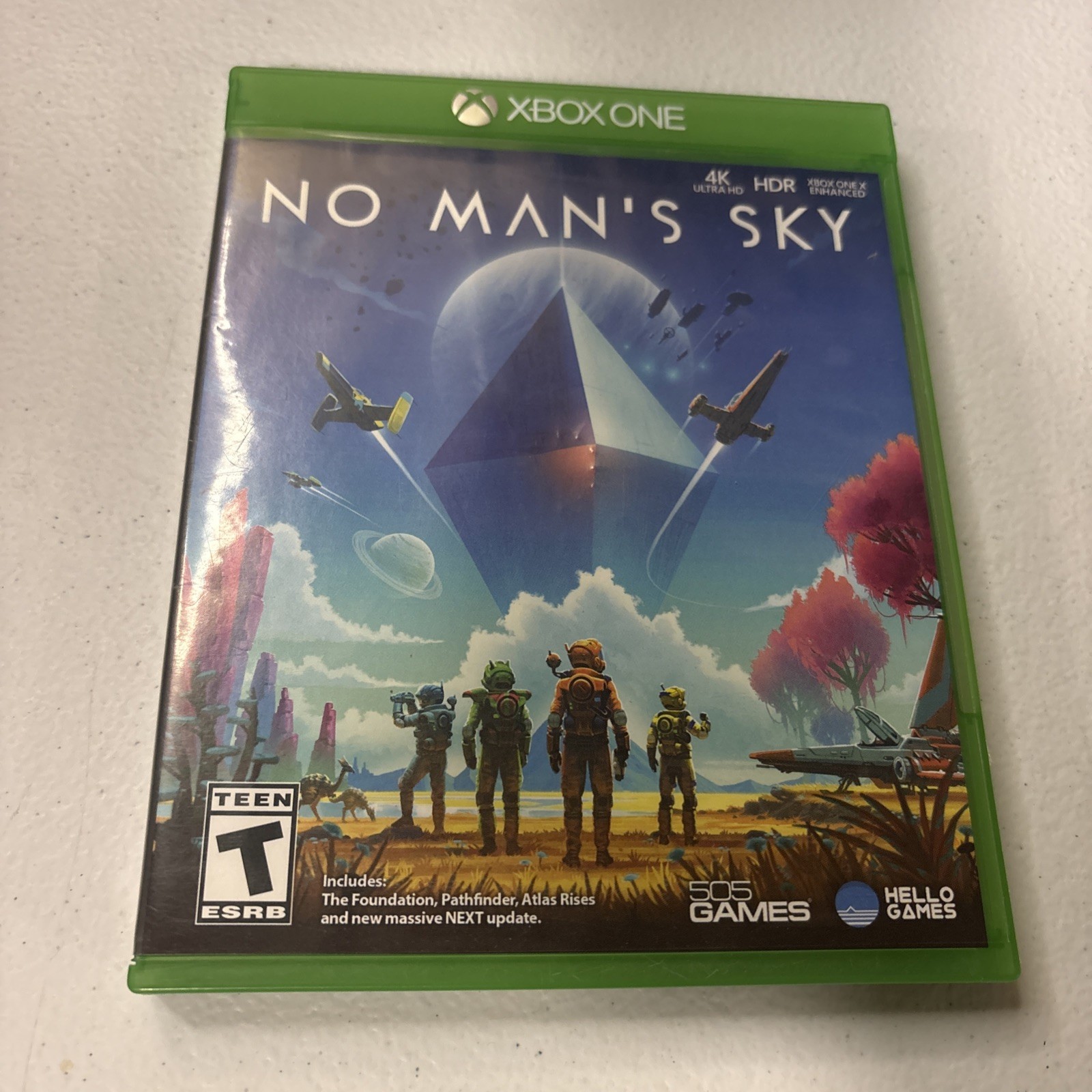 No Man’s Sky (Microsoft Xbox One 2018) Case And Artwork Only No Game No Disc