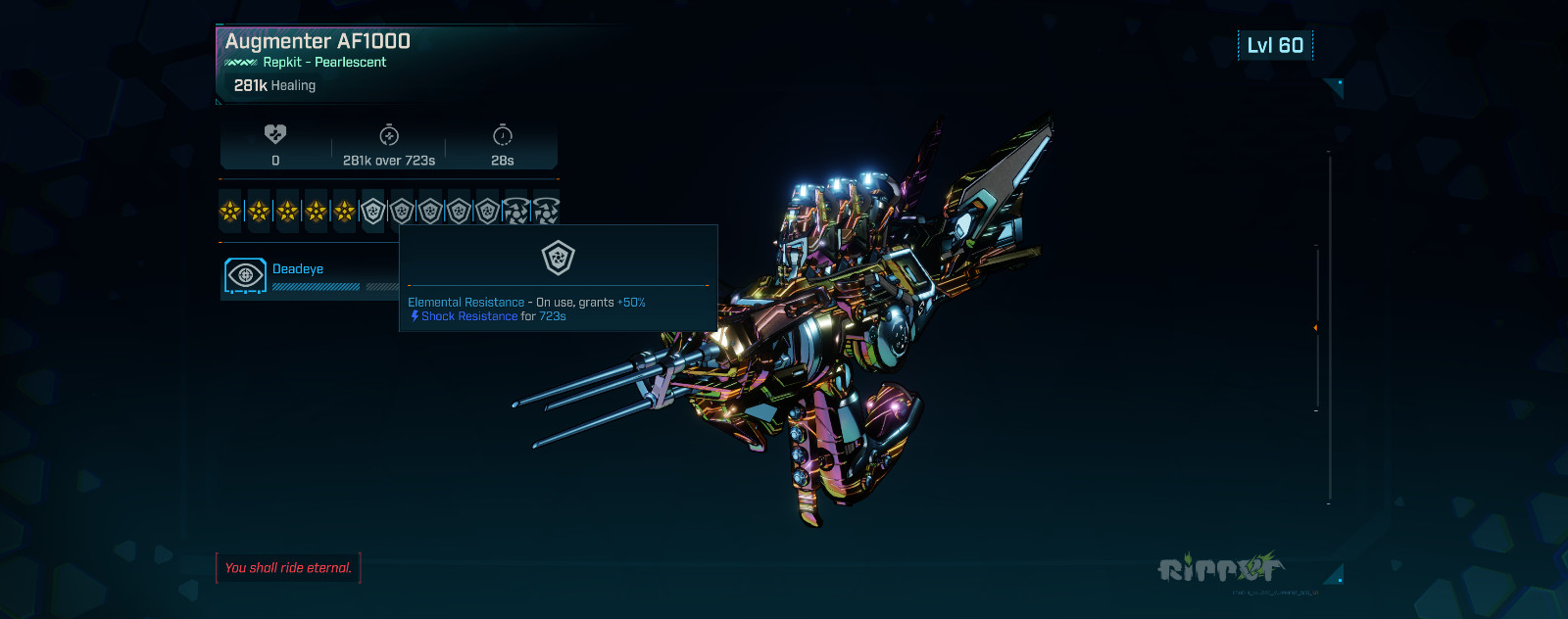 Borderlands 4 • MODDED REPKIT • Pearlescent Augmenter AF1000 • 281K • PS PC XBOX