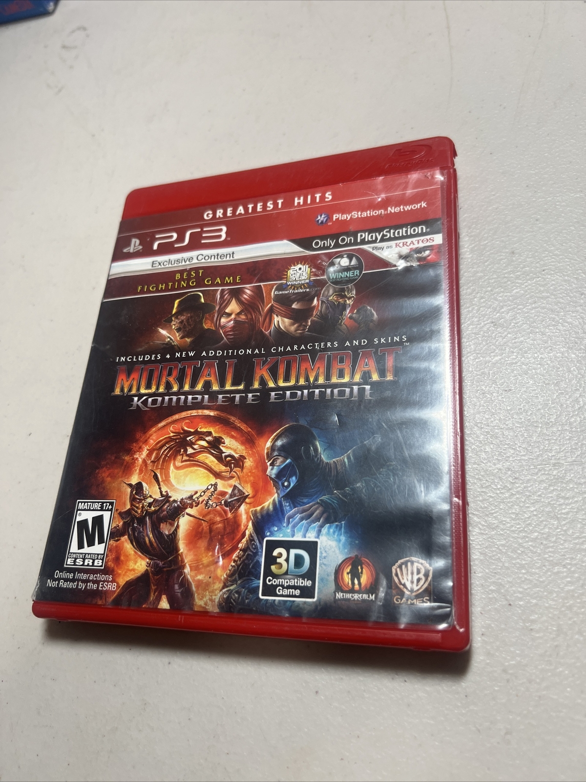 Mortal Kombat Komplete Edition Sony PlayStation 3 PS3 Greatest Hits