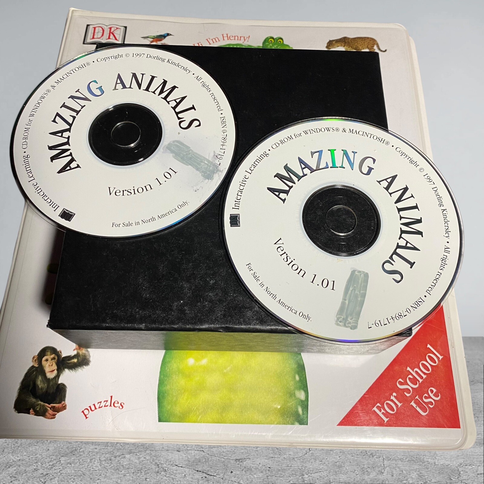 Amazing Animals Activity Center Notebook Work Sheets CD-ROM Interactive Learning