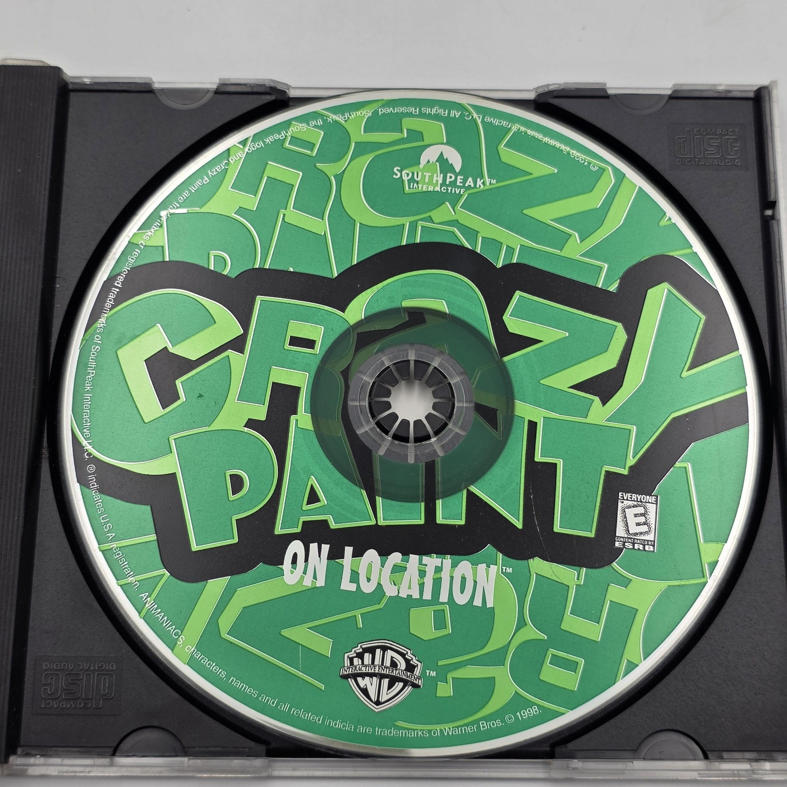 On Location Crazy Paint PC CD-ROM SouthPeak Interactive Windows 1998 Family/Kids