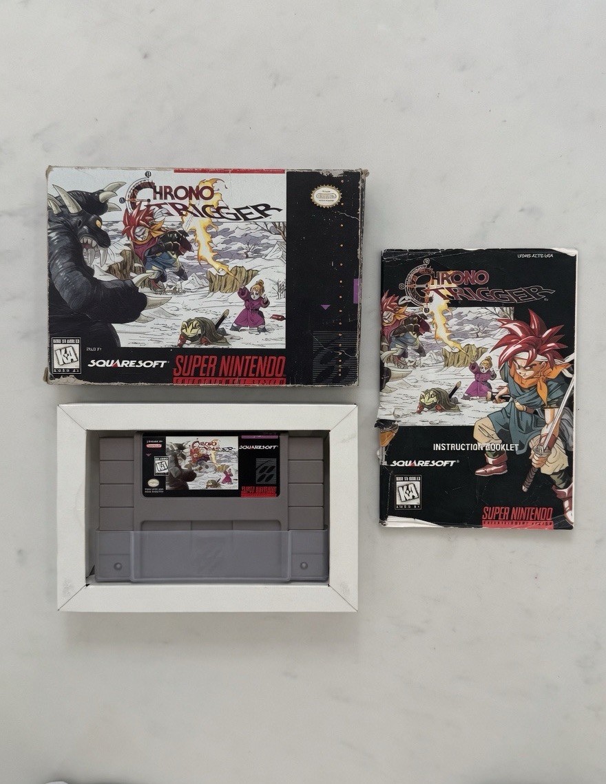 Chrono Trigger Super Nintendo Entertainment System SNES Complete CIB Authentic