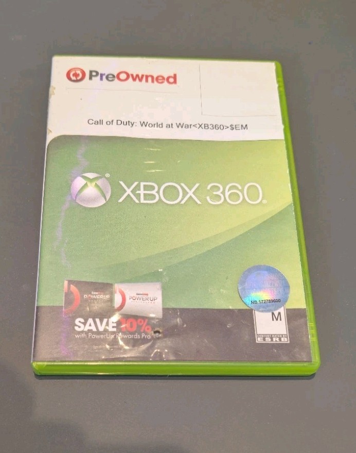 Call of Duty World at War Xbox 360 Disc Only COD WW2 Treyarch