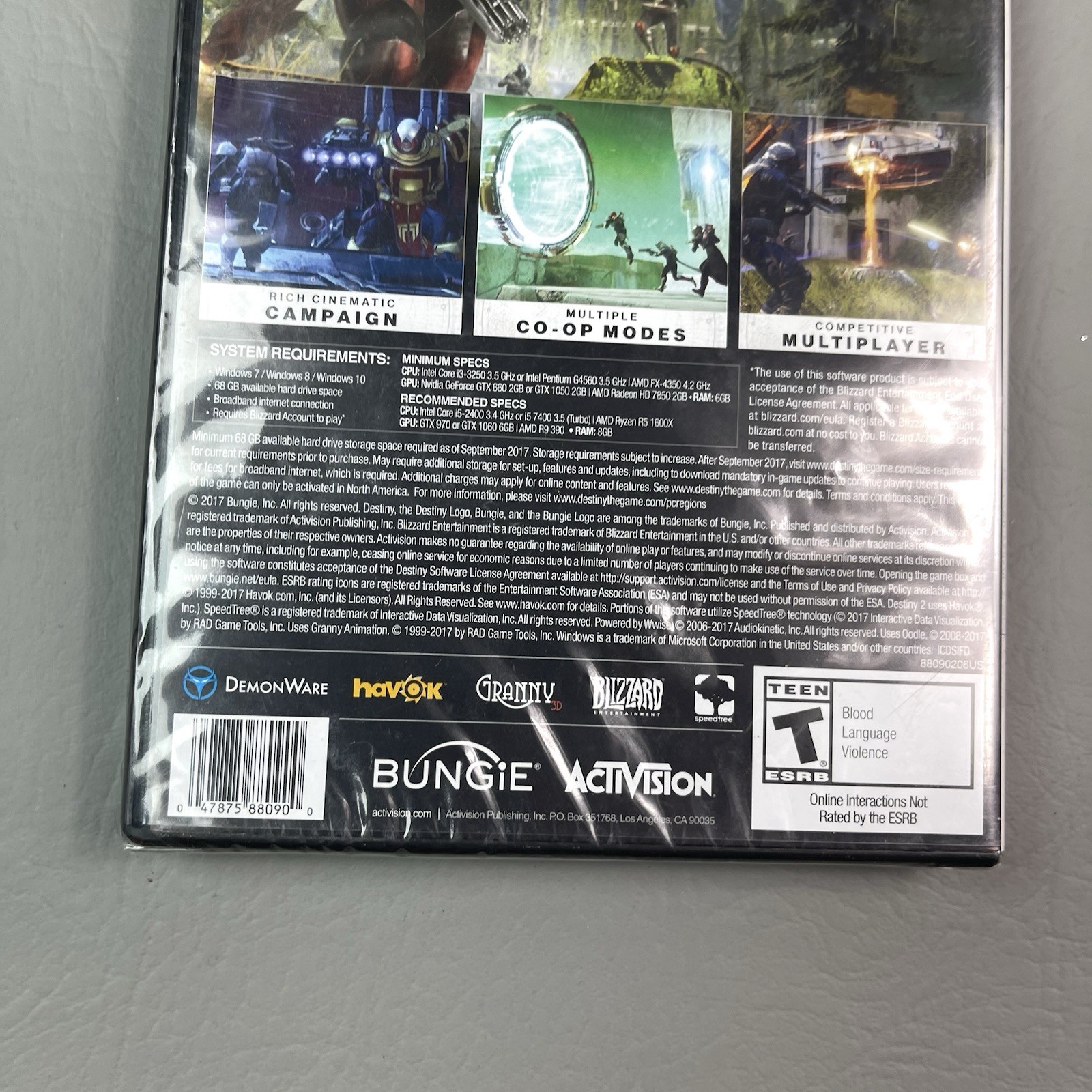 Destiny 2 Bungie Activision PC Download Only Game Best of E3 2017 Video Game
