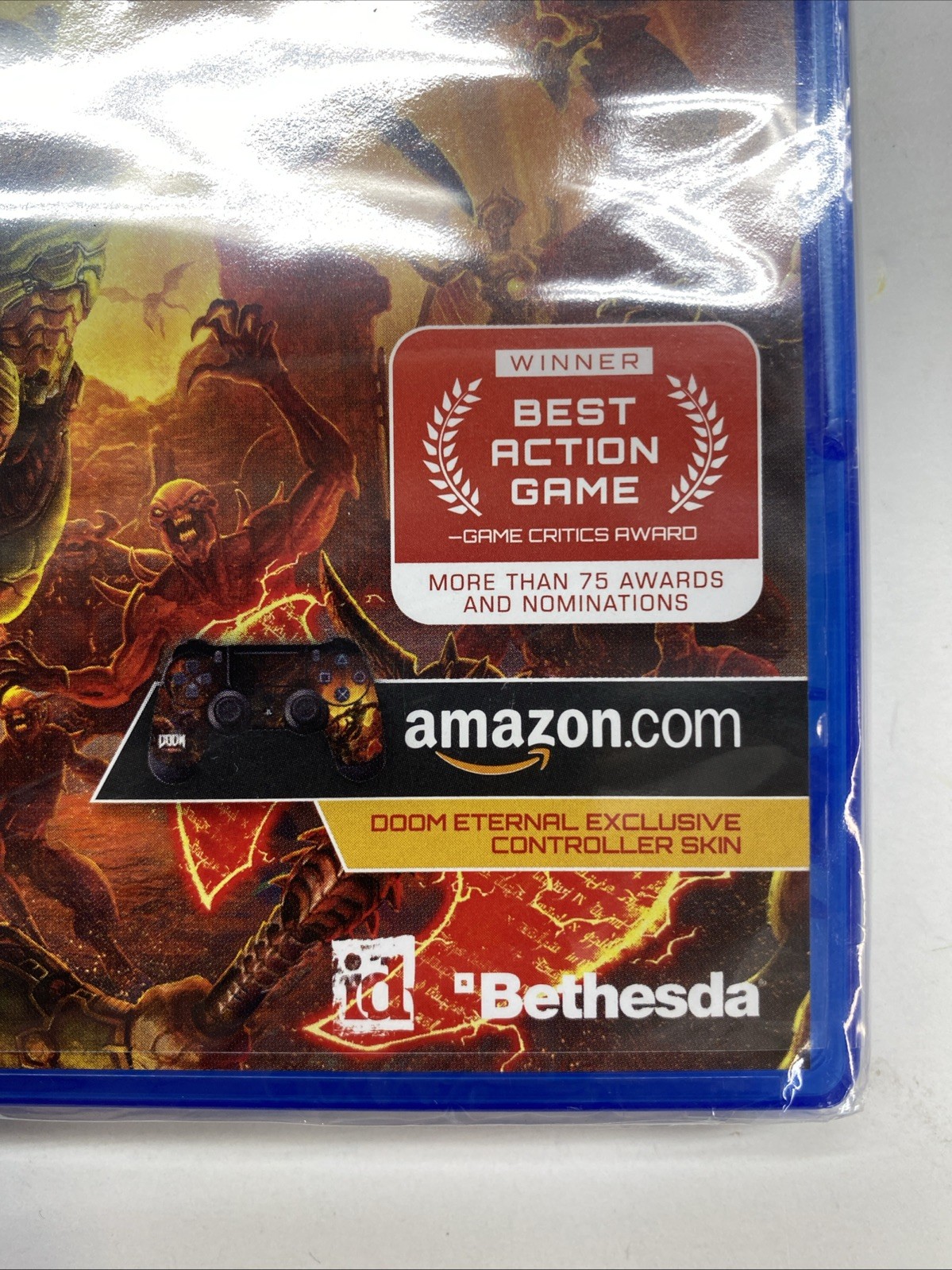 DOOM Eternal: Standard Edition – PlayStation 4 w/Exclusive Controller Skin – New