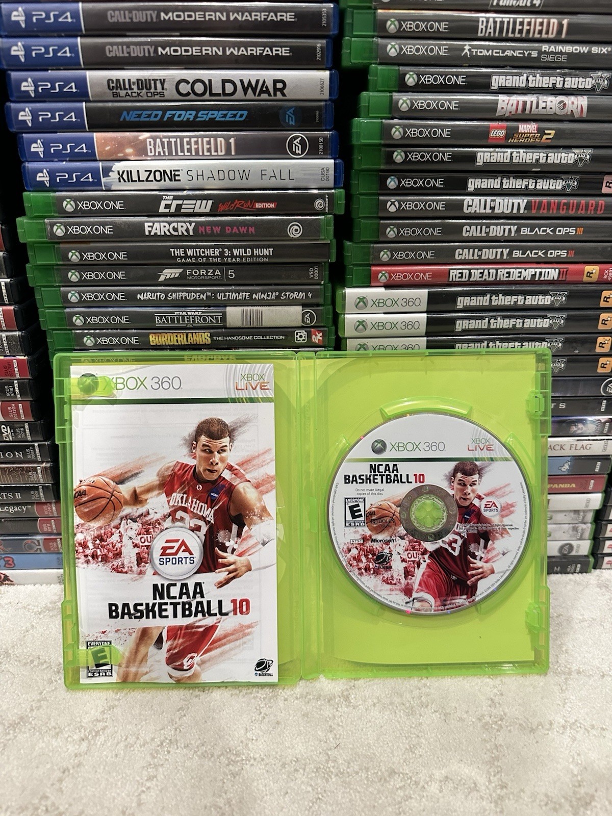 NCAA Basketball 10 (Microsoft Xbox 360) Complete CIB Tested