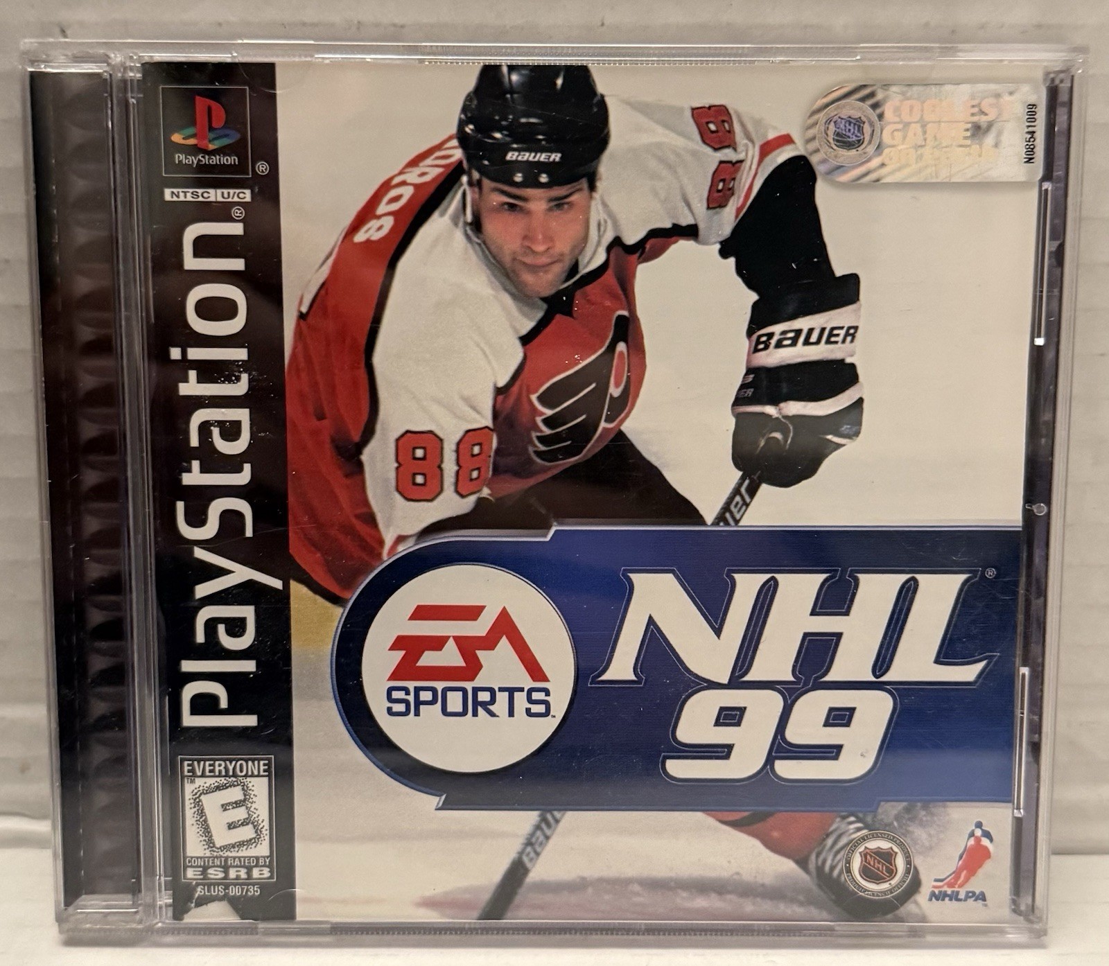NHL 99 (Sony PlayStation 1, 1998) Complete w Registration Card, CIB- Tested