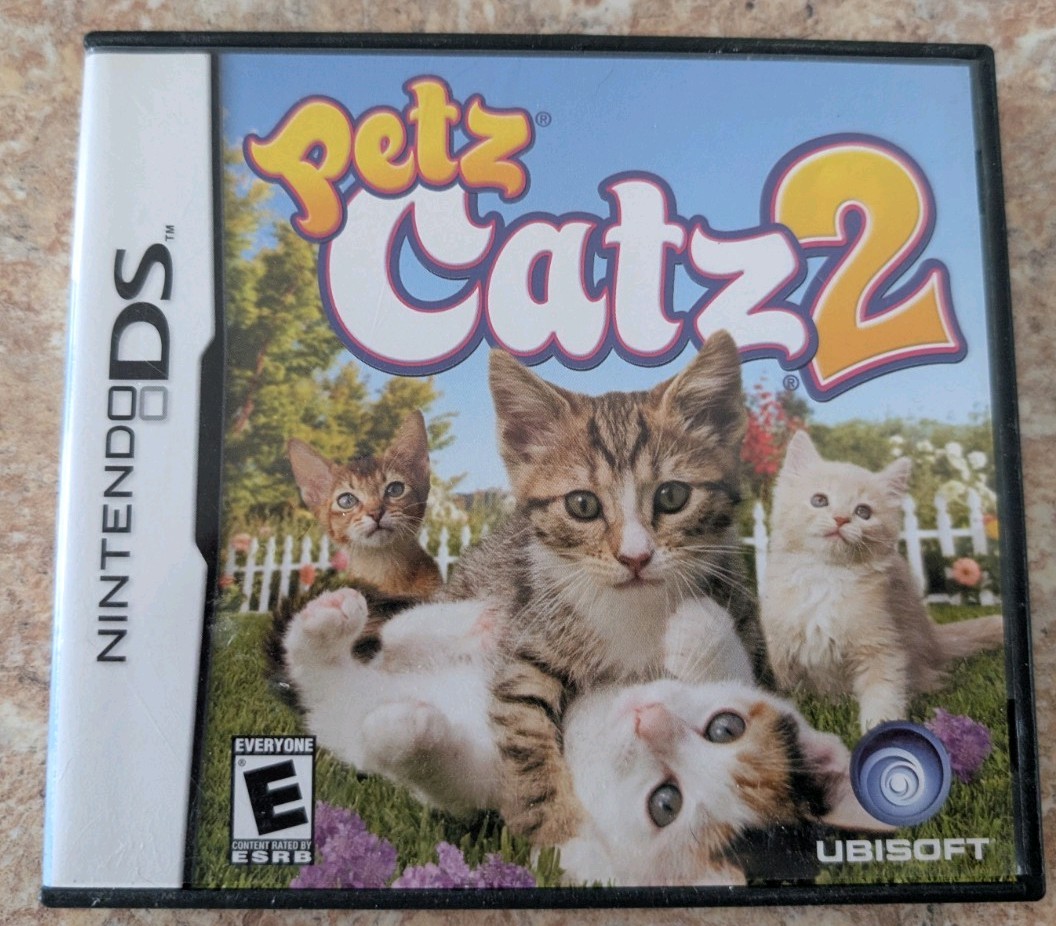 Petz: Catz 2 (Nintendo DS, 2007) case,game, instructions.