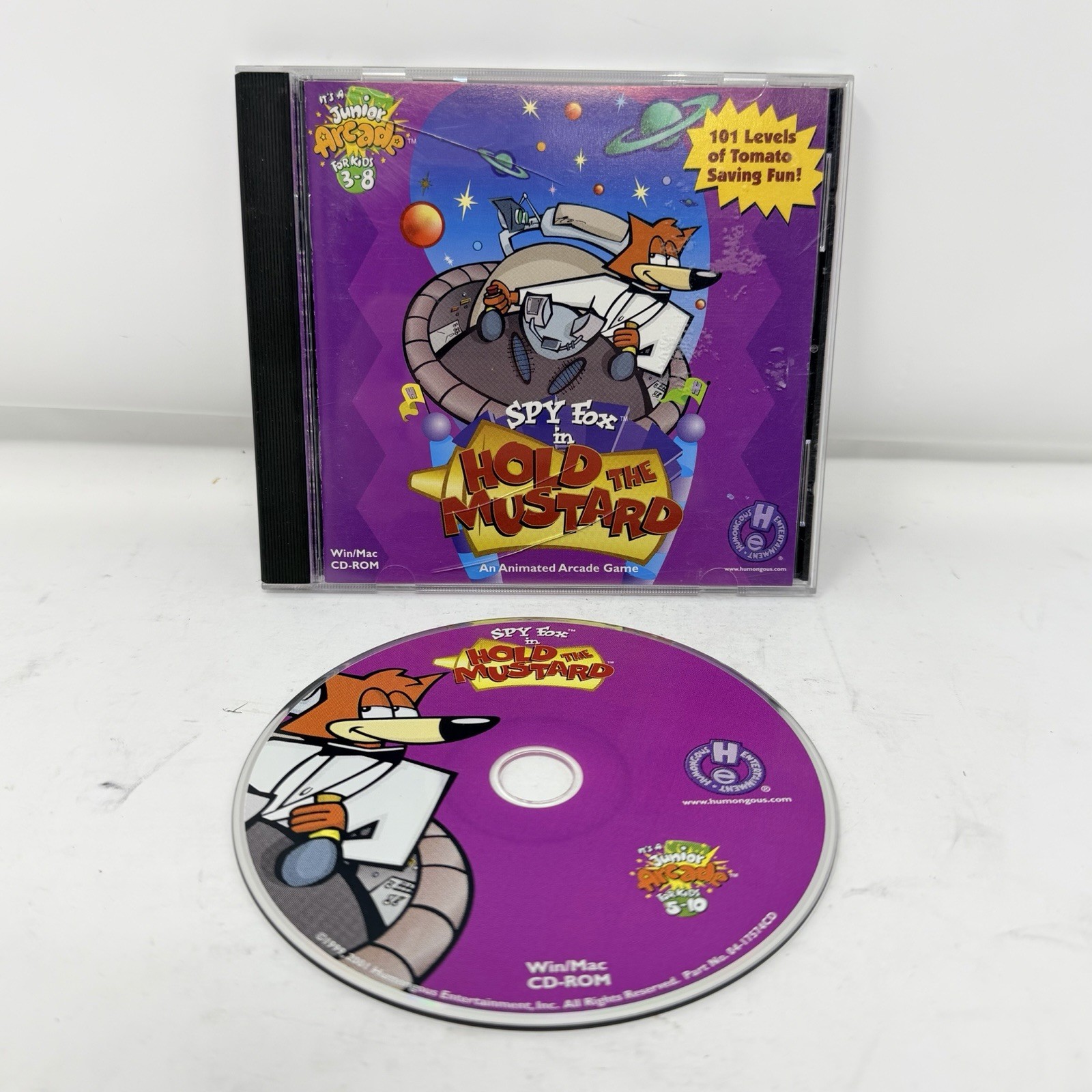 Spy Fox Hold the Mustard PC Win/Mac CD-ROM 2001 W/Manual Rare HTF