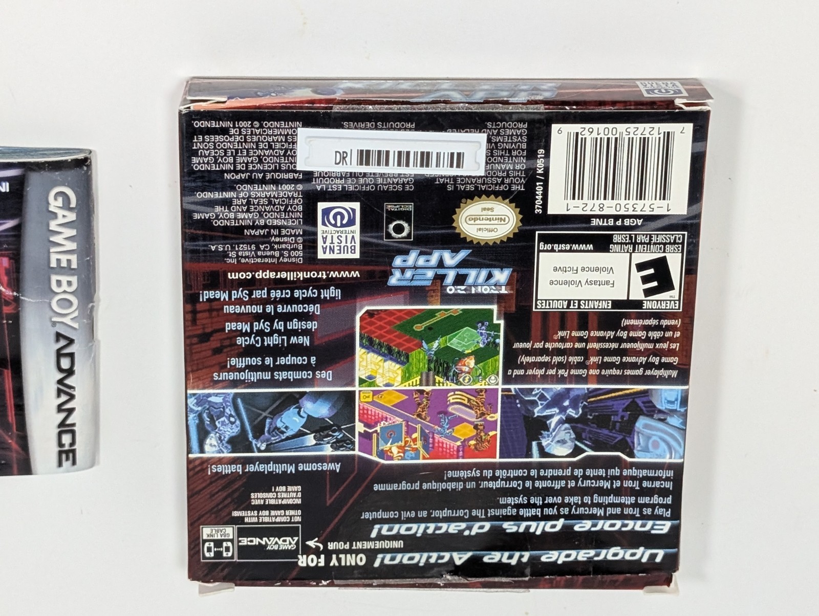Tron 2.0 Killer App Gameboy Advance GBA CIB Nice Box – No Crushing