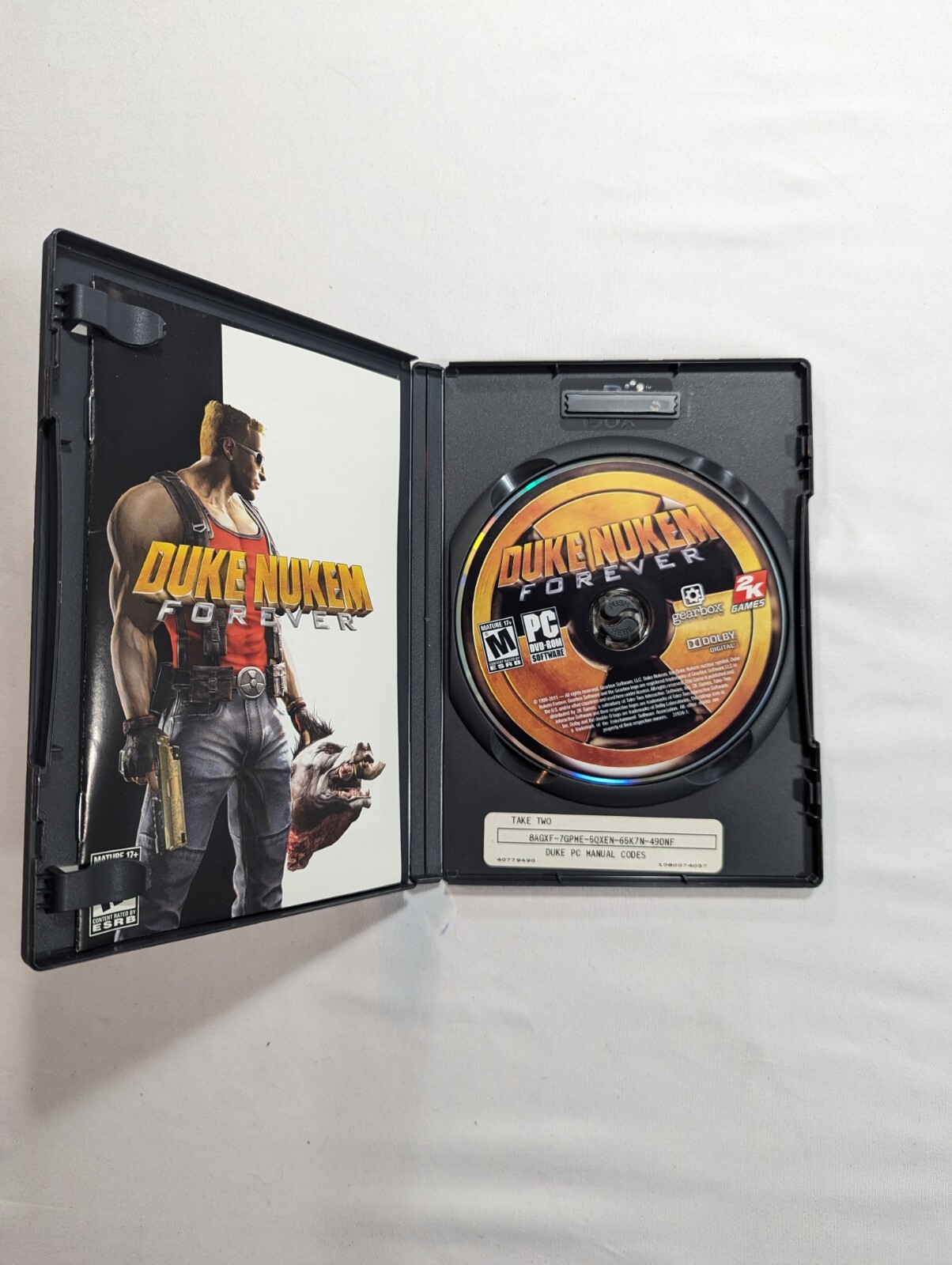 Duke Nukem Forever (PC, 2011) Action Shooter Video Game Mature