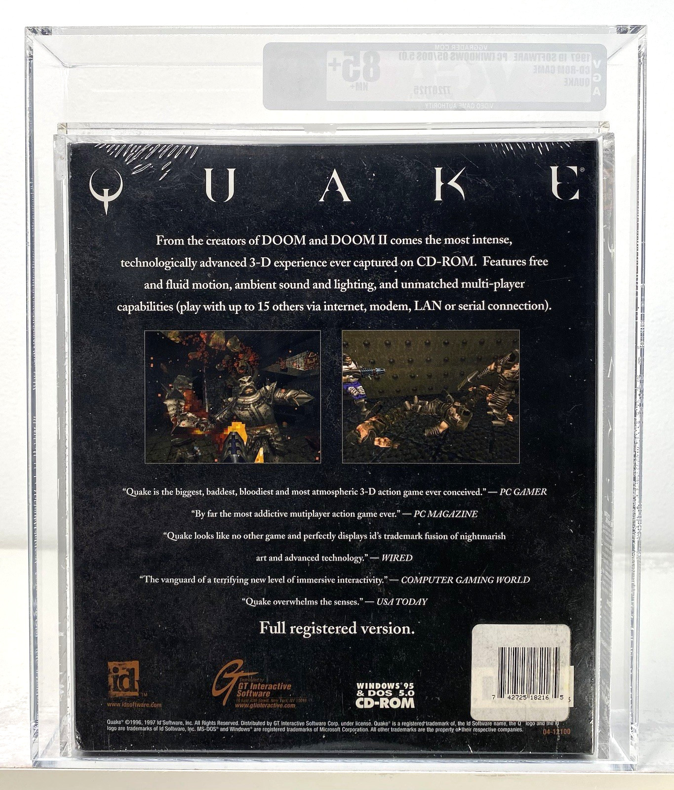 Quake ID Software PC Computer Big Box New 1997 Factory Sealed VGA Graded 85+