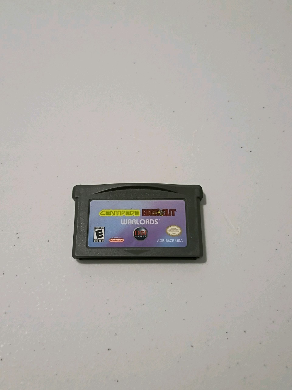 Breakout Centipede Warlords Nintendo Game Boy Advance 2005