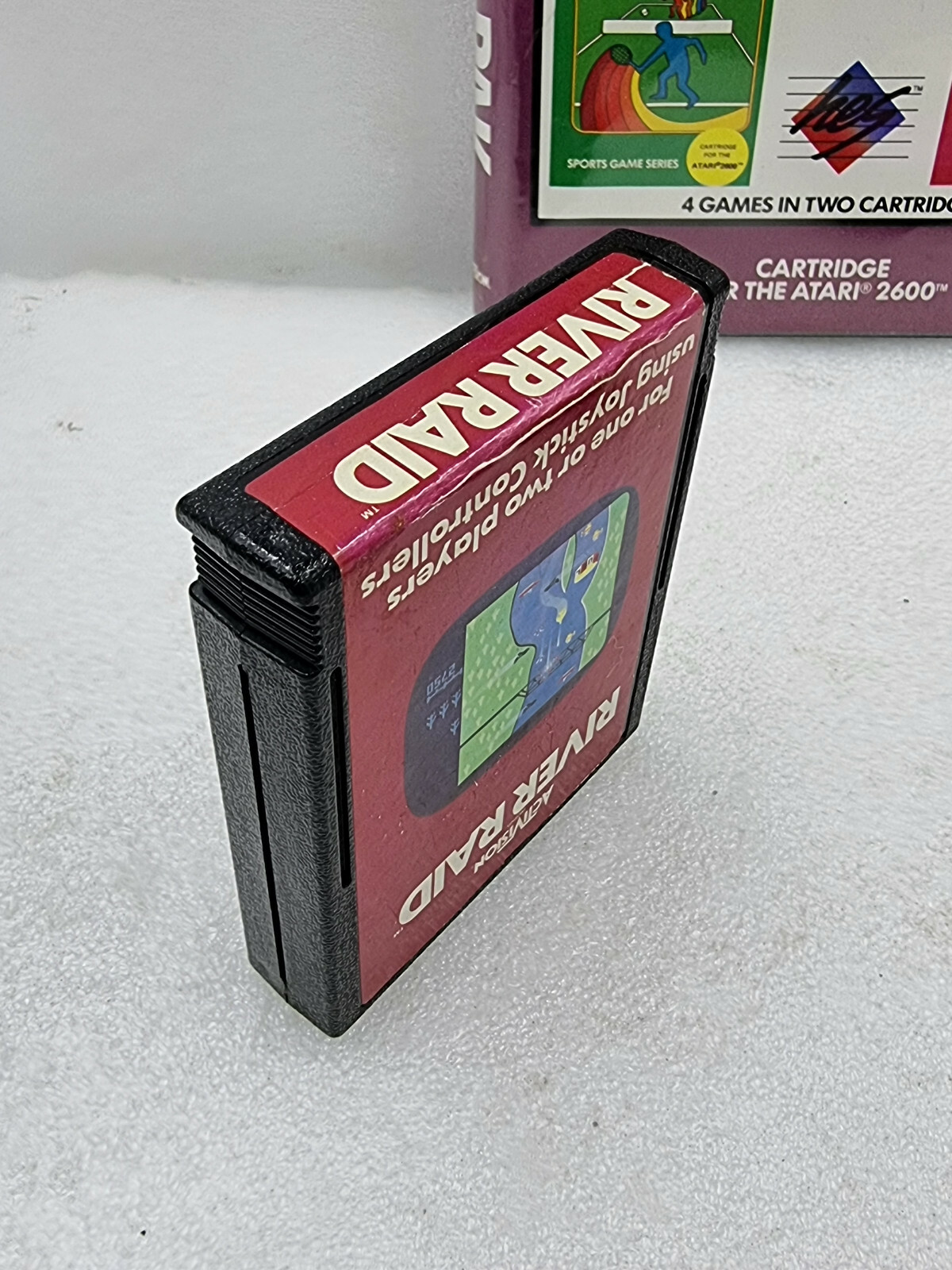 VGC Atari 2600 HOT ACTION PAK Activision 4 Games Manual Included Ghostbusters