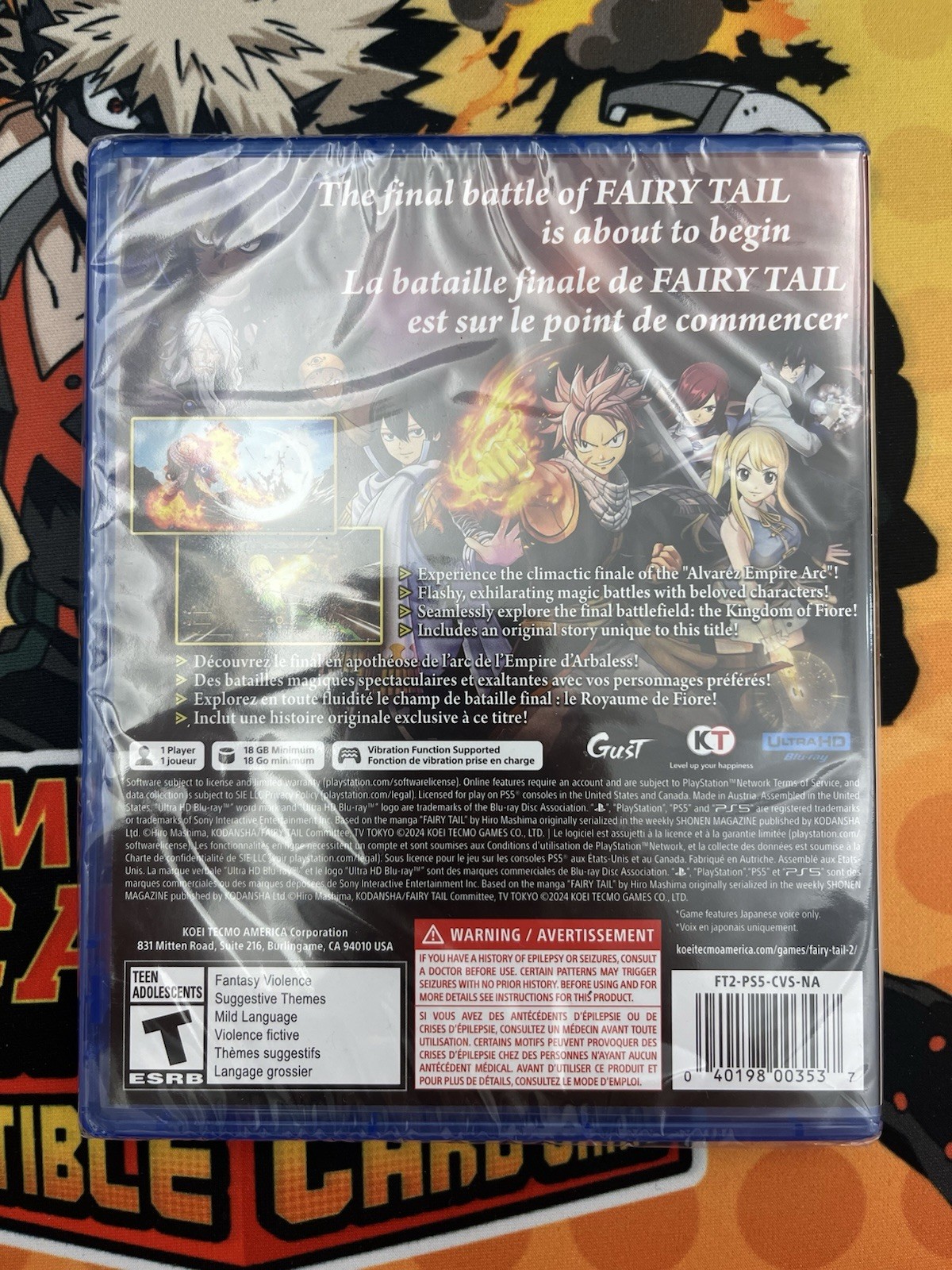 Fairy Tail 2 (PS4) NEW