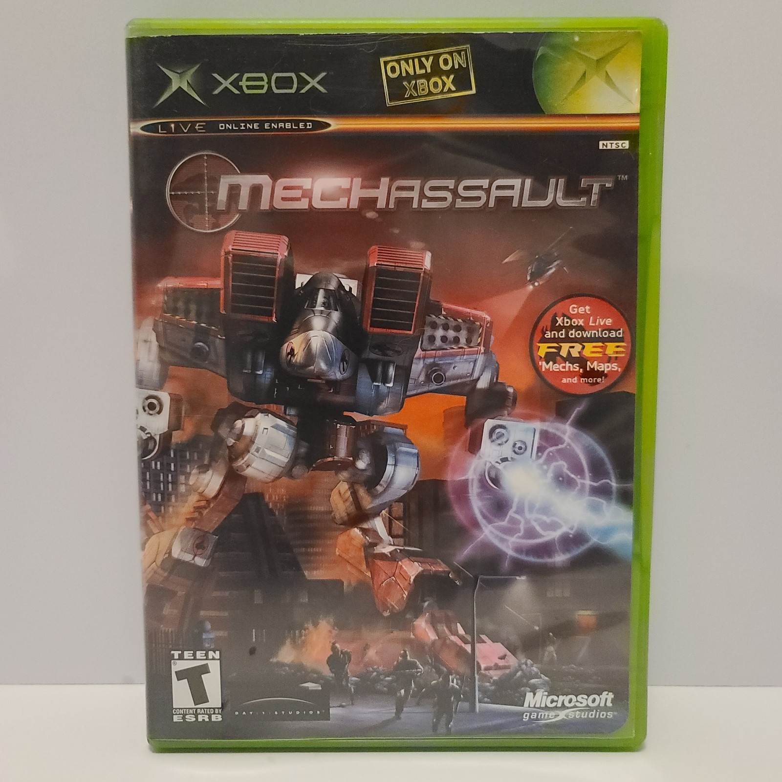 MechAssault Original Xbox 2002 Battle Tech Action Shooter Game