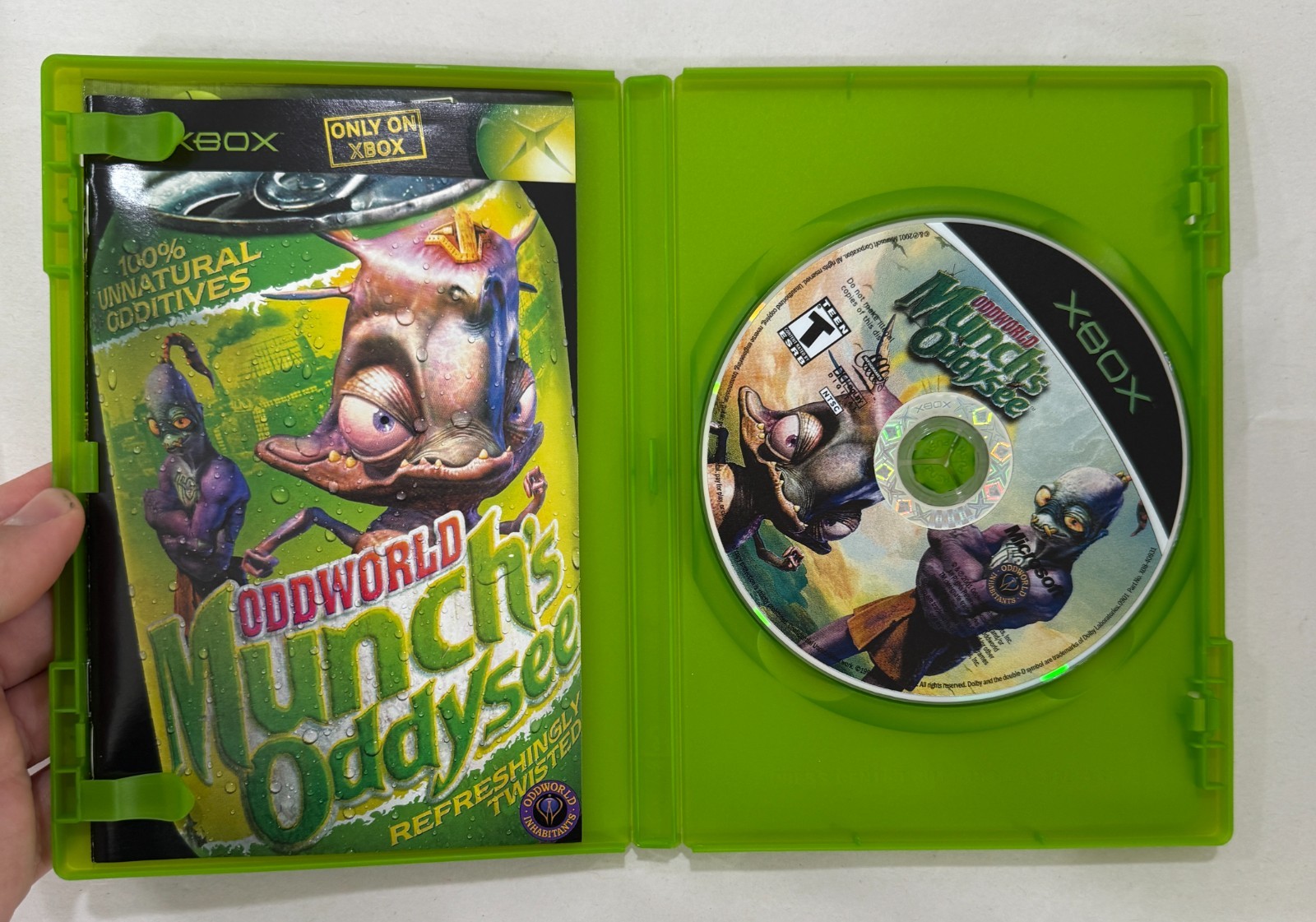 CIB Xbox Games Lot: Stubbs the Zombie, Raze’s Hell, Malice, Oddworld – Working