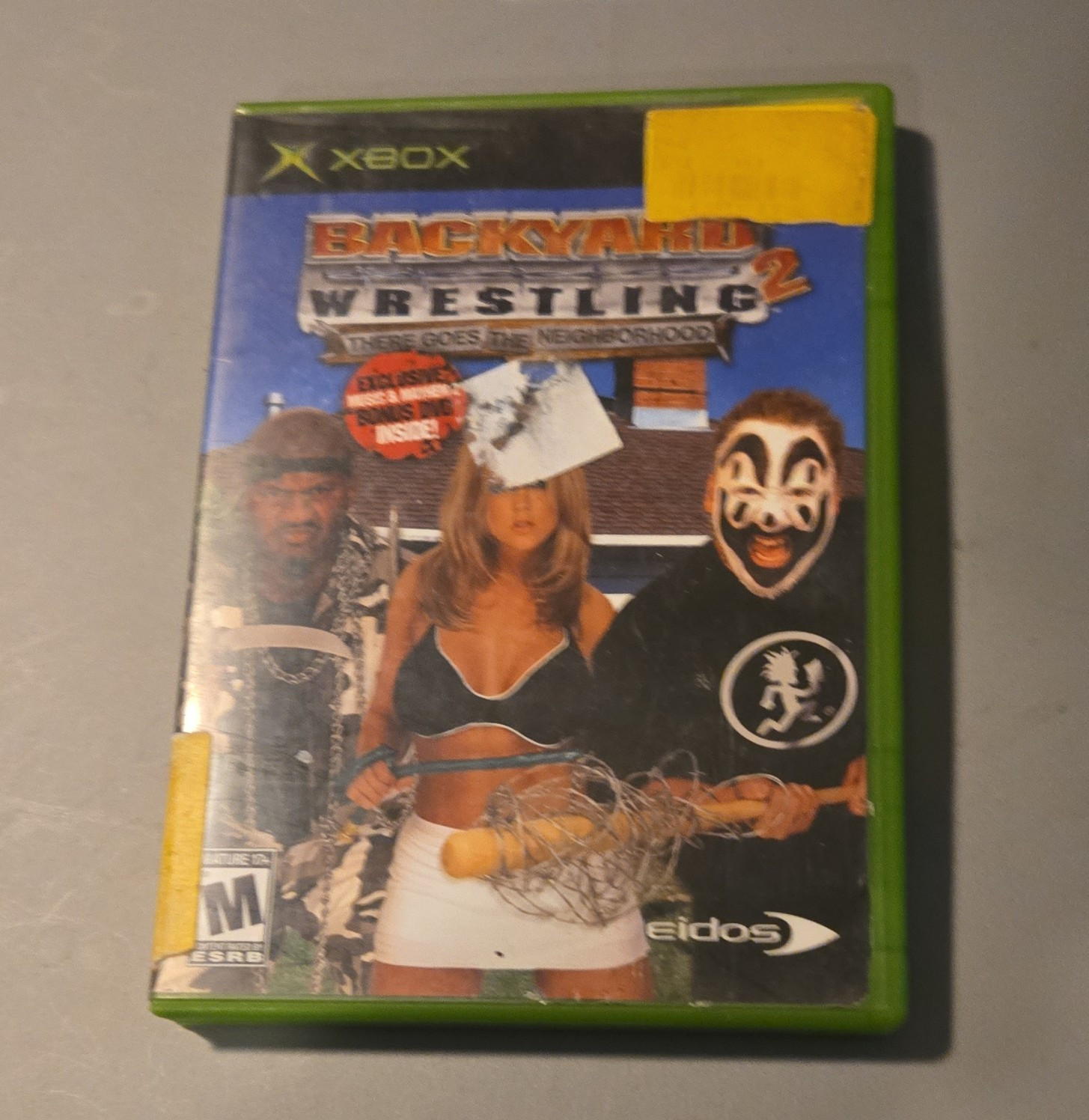 Eidos Backyard Wrestling 2 There Goes the Neighborhood Xbox Fighting M Manual