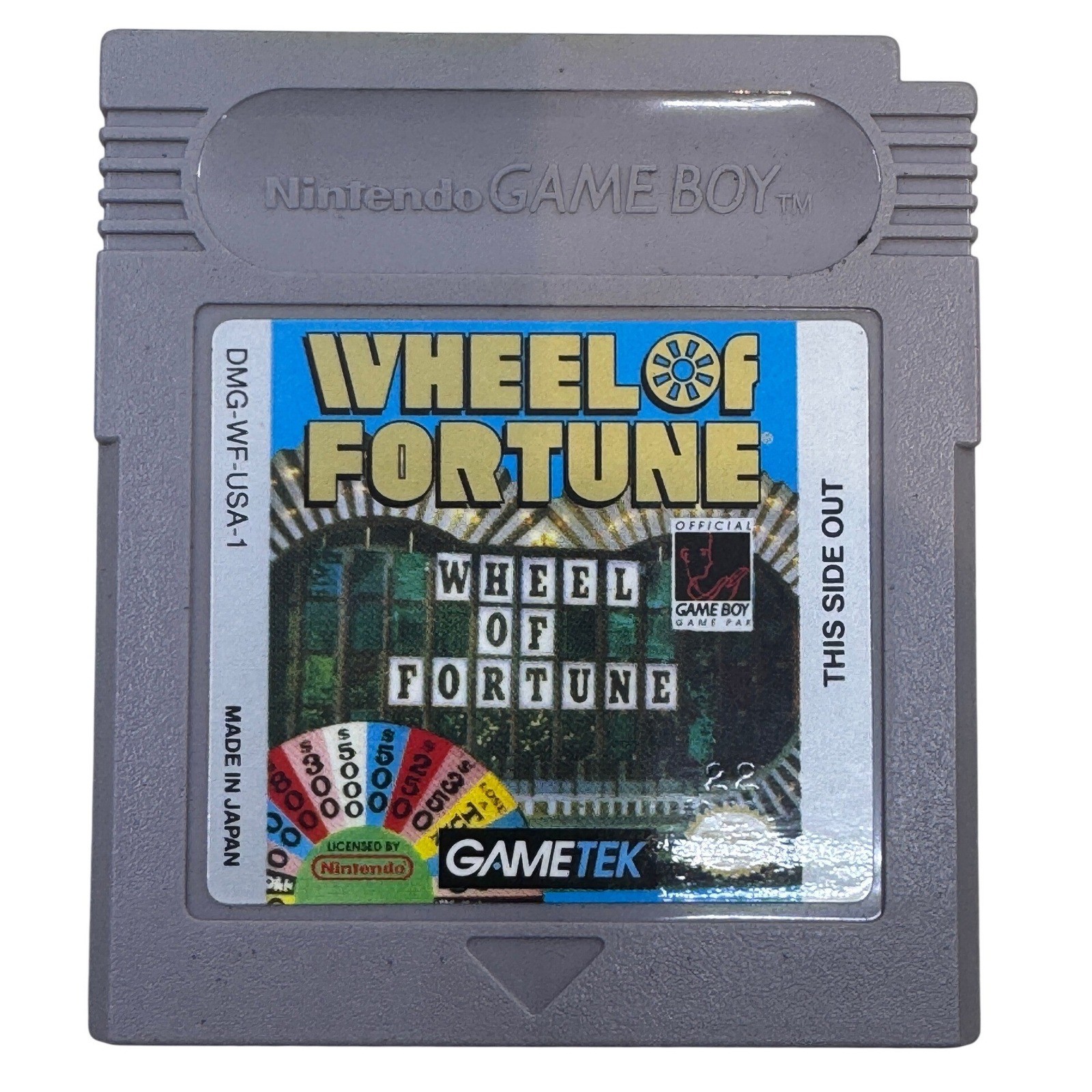 Wheel of Fortune Nintendo Game Boy Video Game DMG-WF-USA-1 GameTek