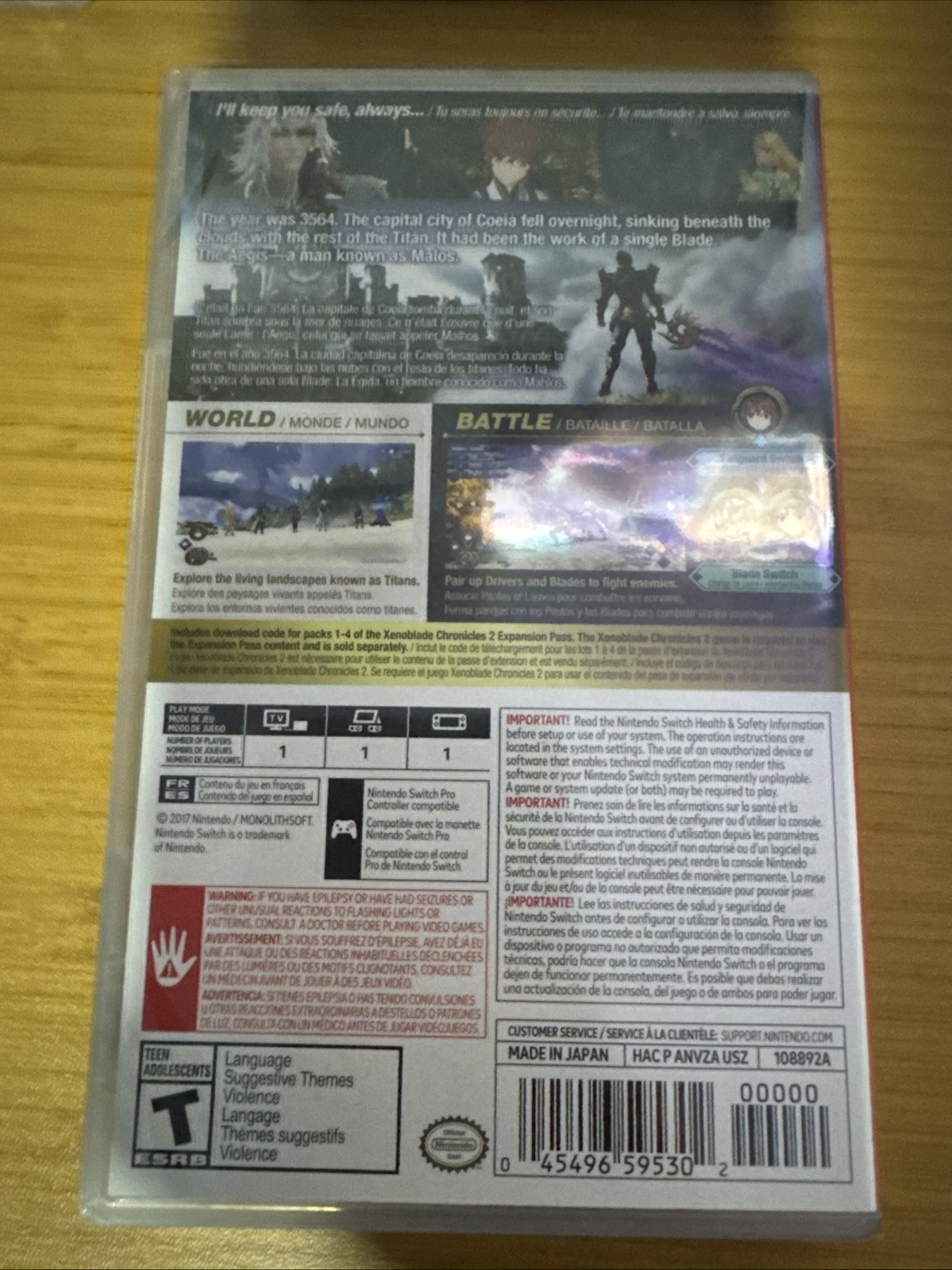 NEW Sealed Xenoblade Chronicles Definitive Edition 2 Torna 3 & X – Lot 5 Switch