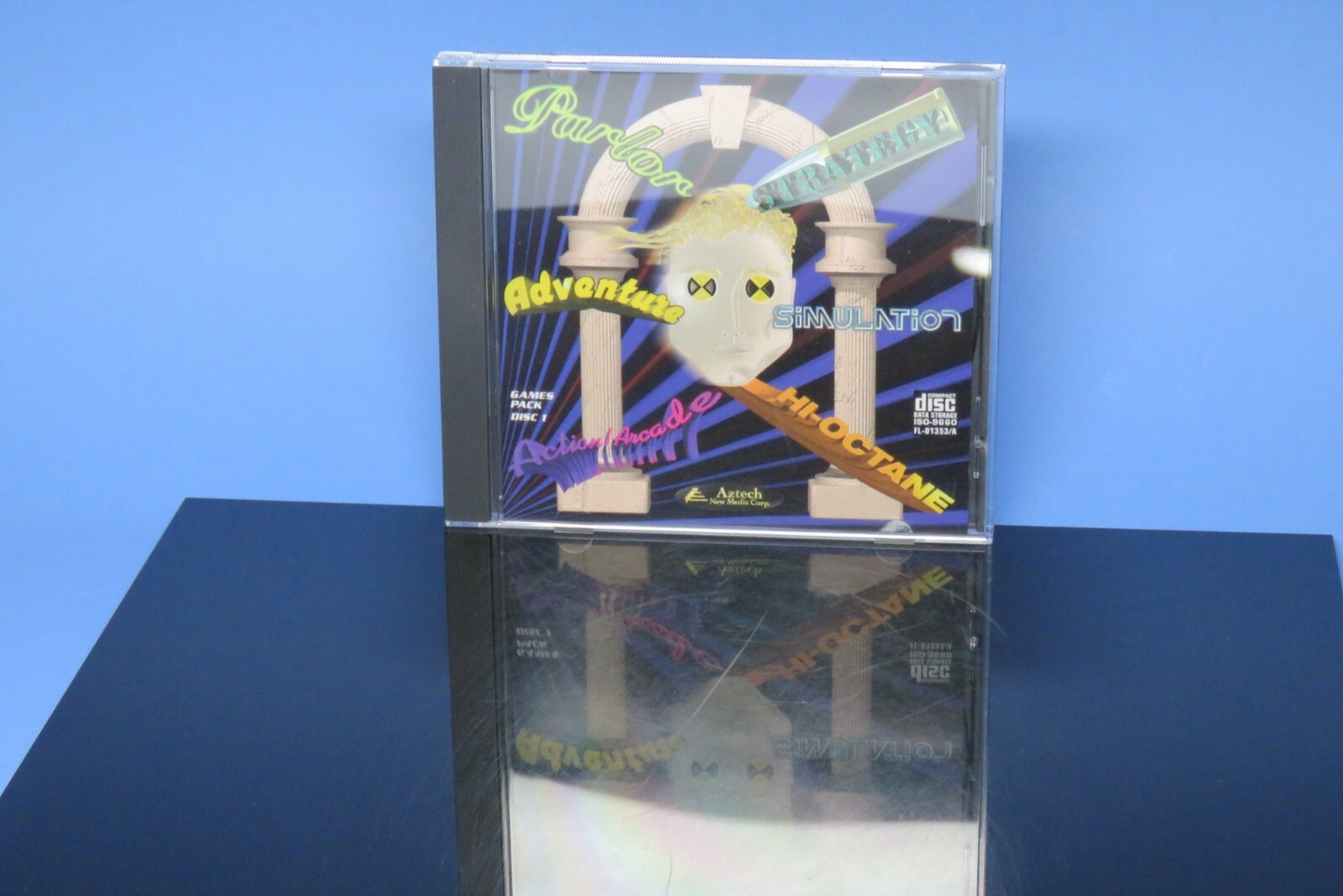 Aztech Video Game Pack Disc 1 Various Titles PC Version Disc Near Mint Condition