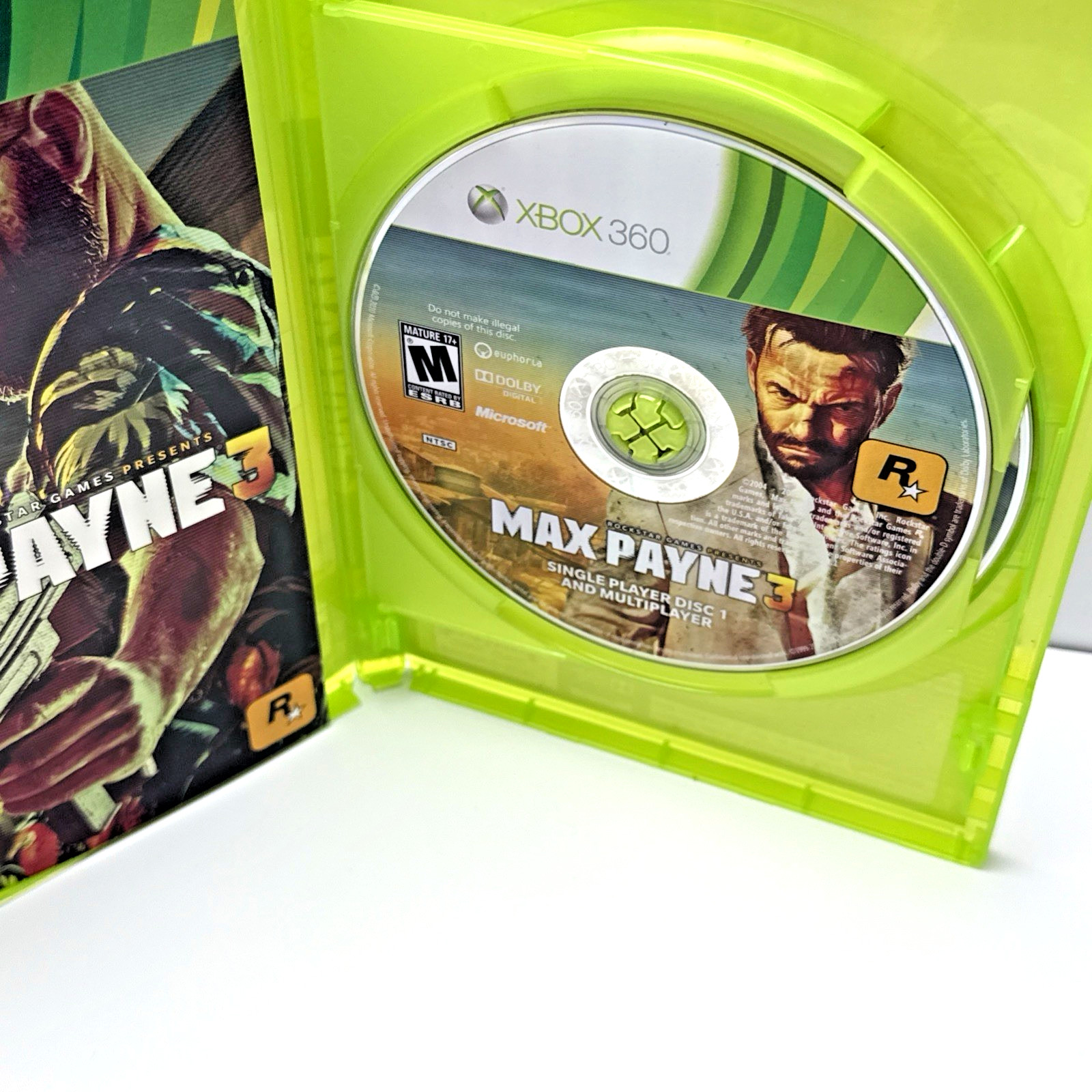 Max Payne 3 Microsoft Xbox 360 CIB Complete Refurbished & Tested Free Shipping