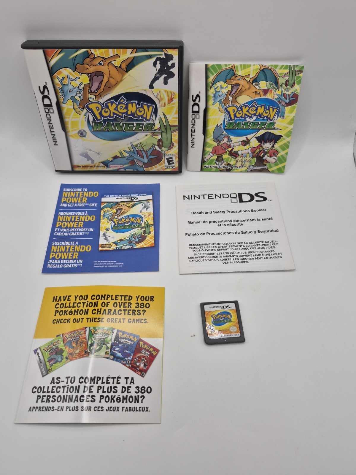Pokemon Ranger (Nintendo DS 2006) Authentic Tested Mint Rare Maybe Manaphy Egg?