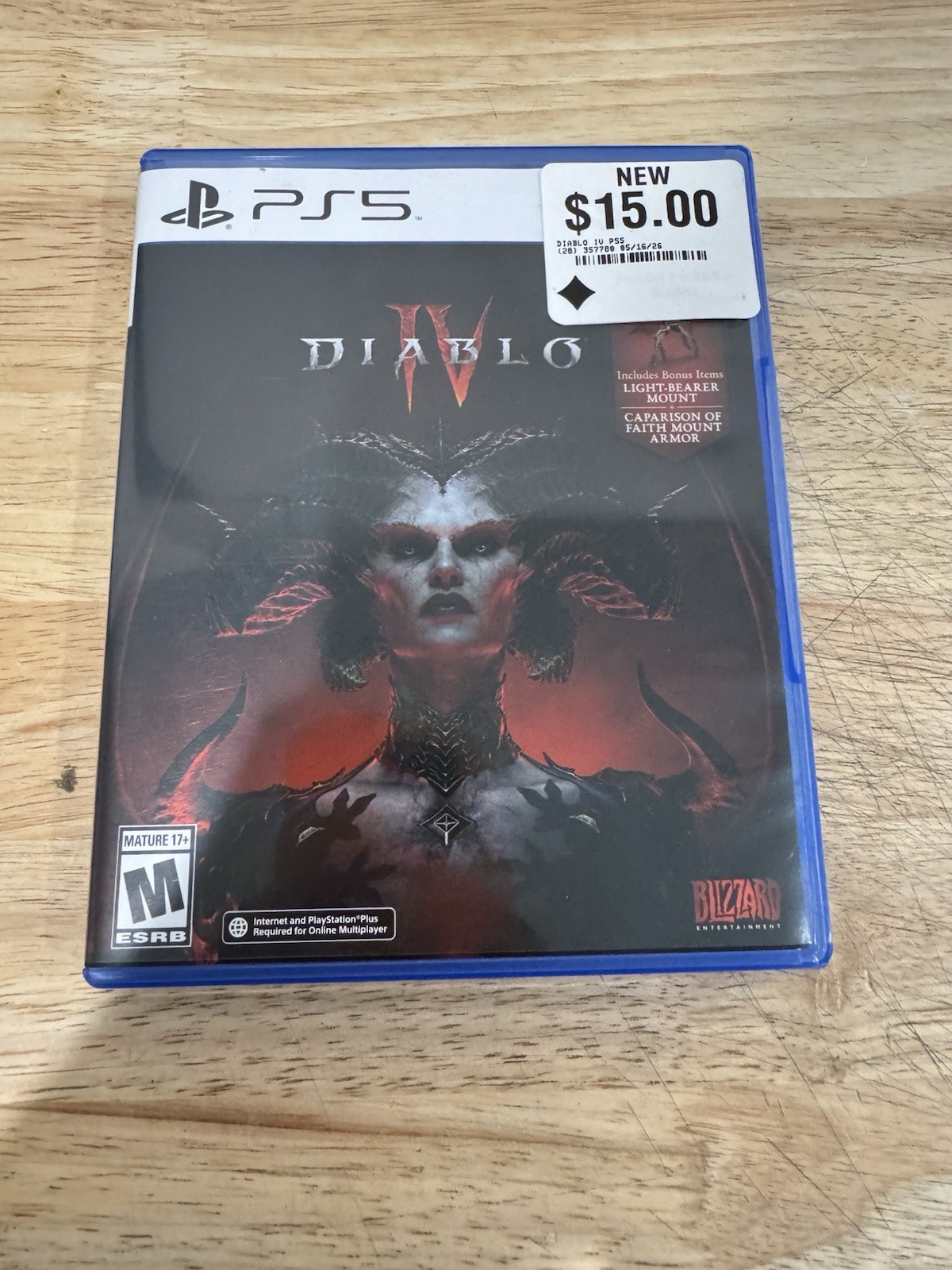 SHIPS NOW 📦💨 Diablo 4 Sony PS5 PlayStation 5 Barely Played
