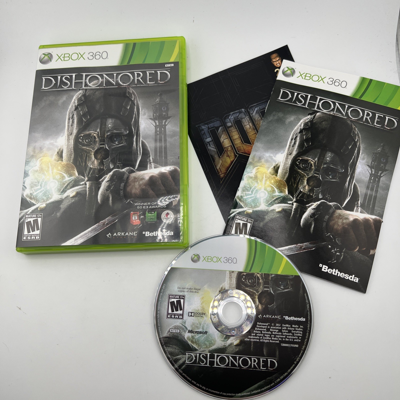 Dishonored (Microsoft Xbox 360) CIB – Tested & Working NICE!