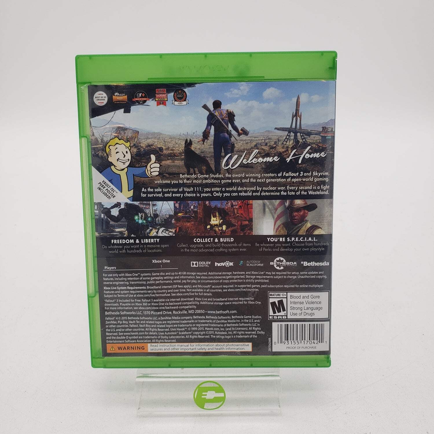 Fallout 4 (Microsoft Xbox One, 2015)