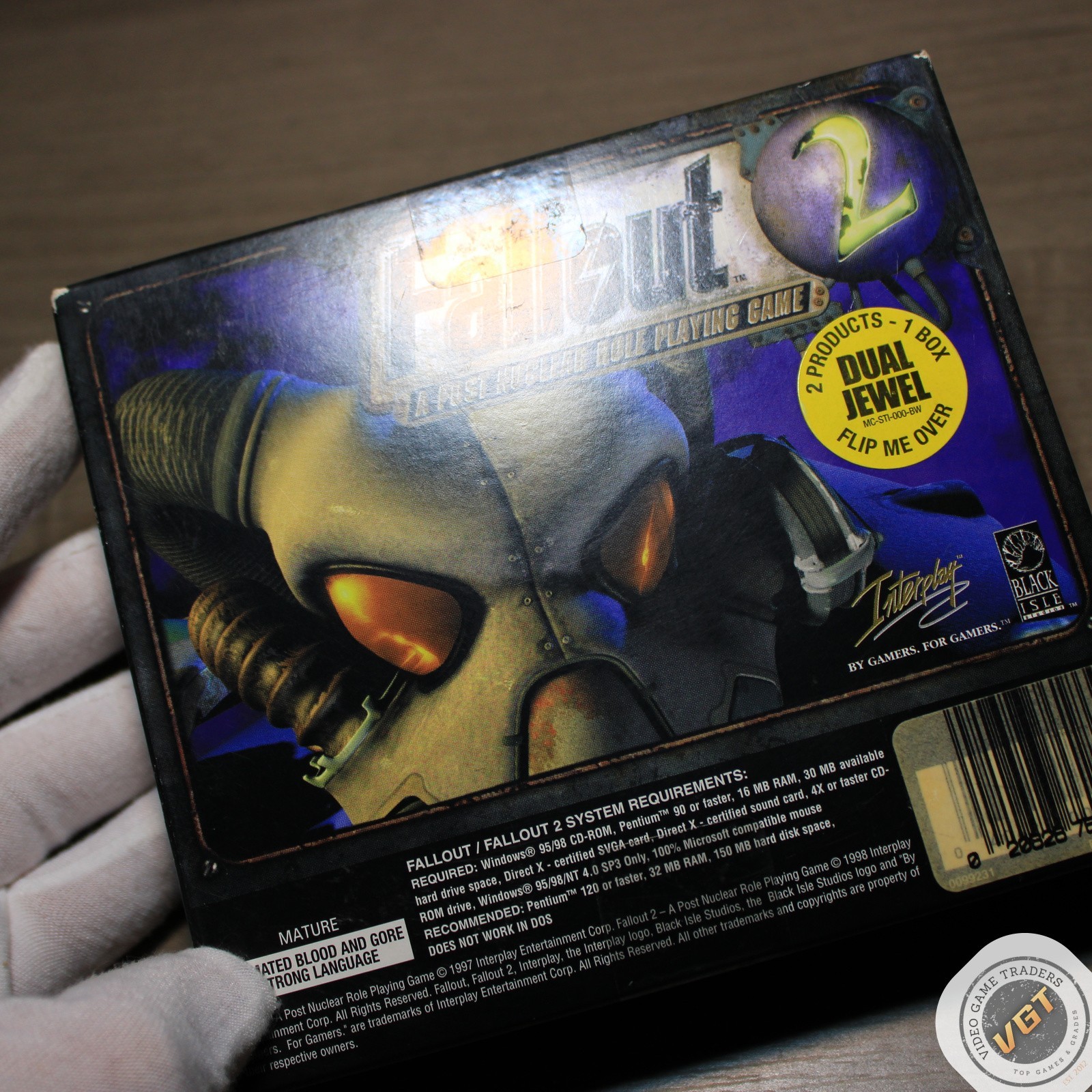 Fallout 1 / Fallout 2 [Dual Jewel] / PC 2001 NEW! – RARE!