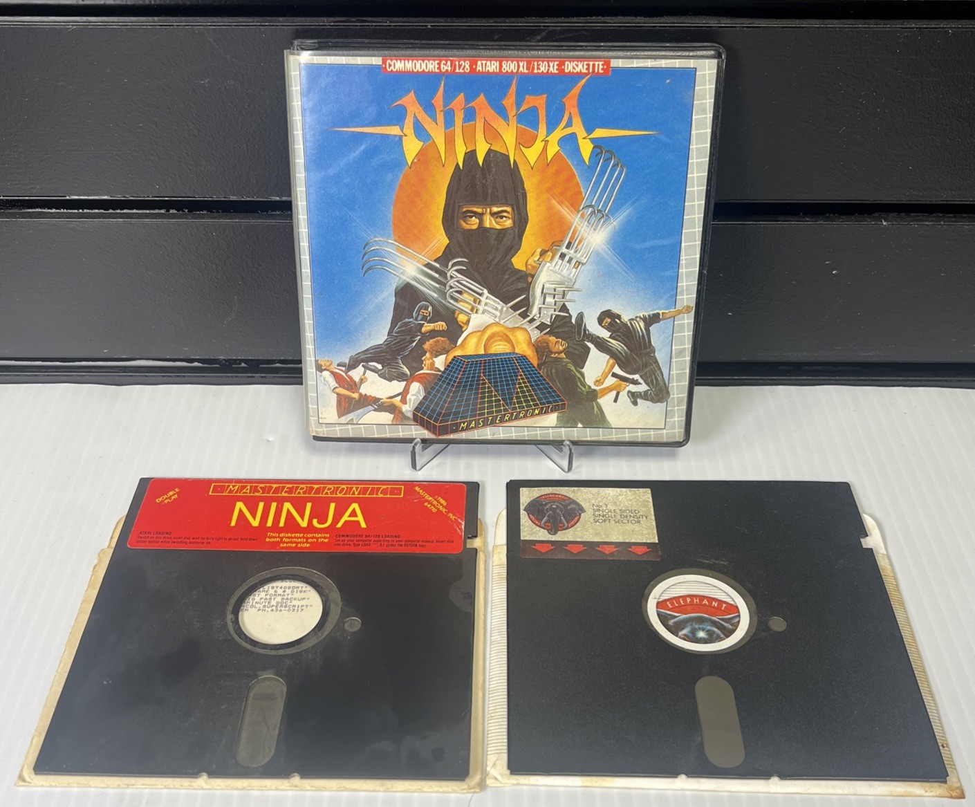 Ninja Mastertronic Commodore 64/128 Atari 800 XL/130 XE Diskette