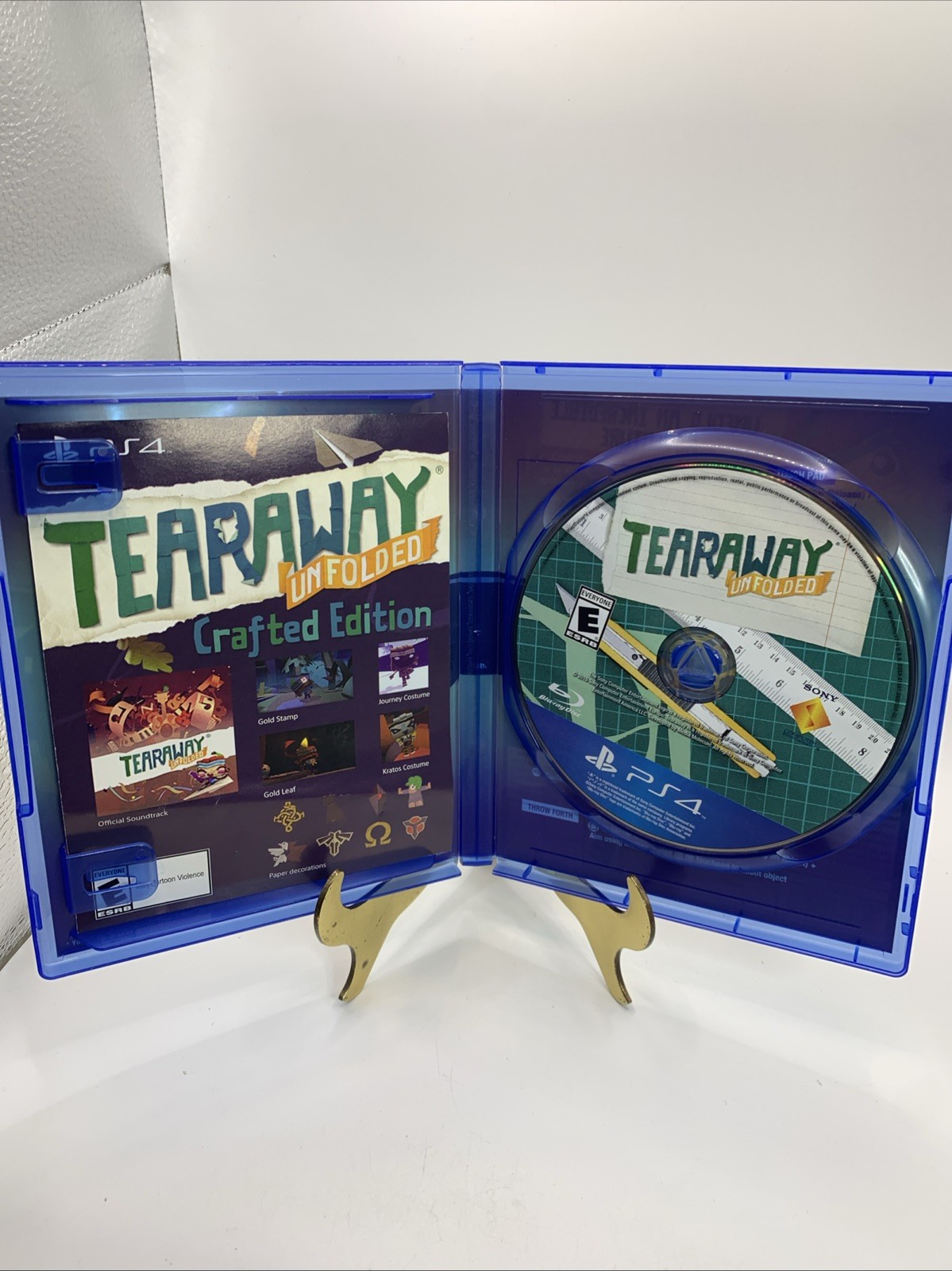 Tearaway Unfolded: Crafted Edition (Sony PlayStation 4, 2015) Disc Mint See Pics