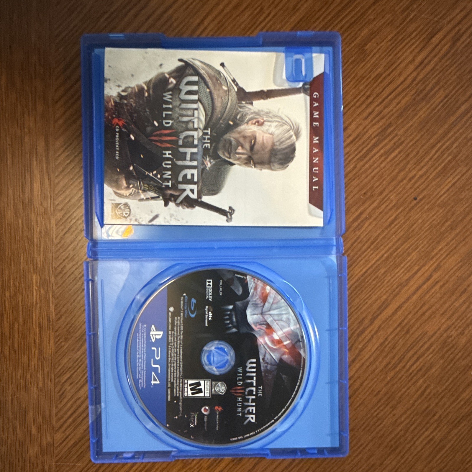 CD Projekt Red The Witcher 3: Wild Hunt (PS4) M Action RPG w/ Manual