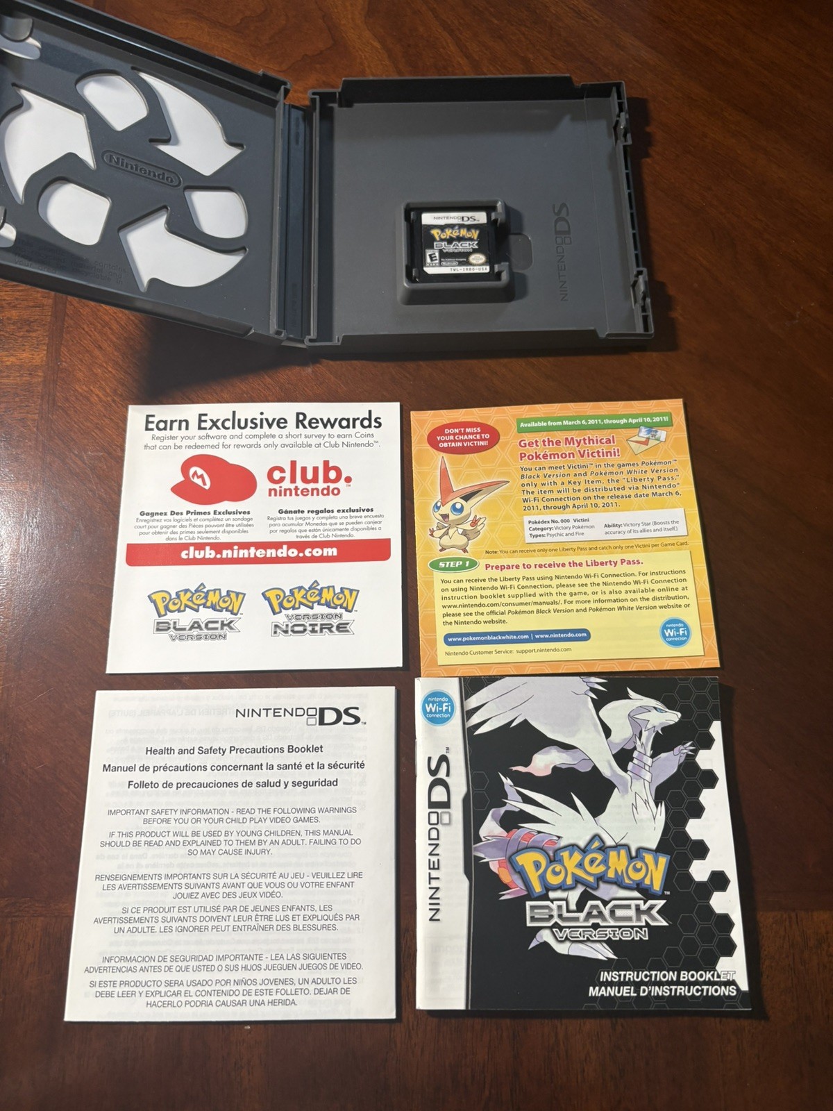 Pokemon Black Version – Nintendo DS – Complete CIB – Tested – Authentic