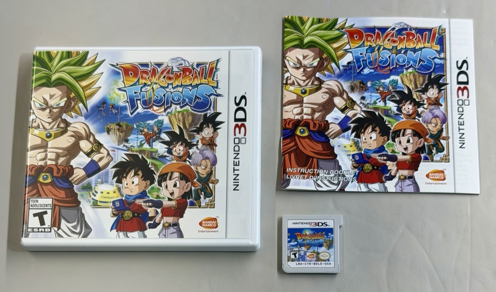 Dragon Ball Fusions (Nintendo 3DS 2016) Complete – Tested – Authentic – Bandai