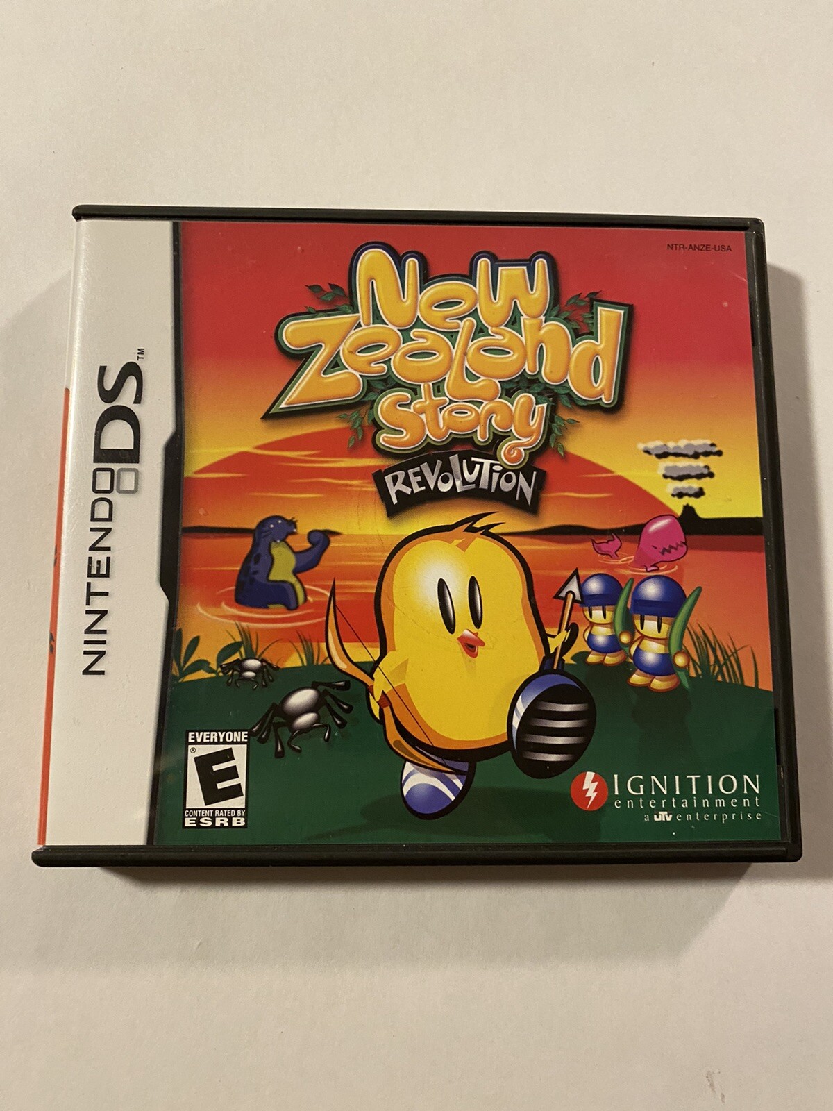 New Zealand Story: Revolution (Nintendo DS, 2008) w/Manual Cleaned/Tested Game